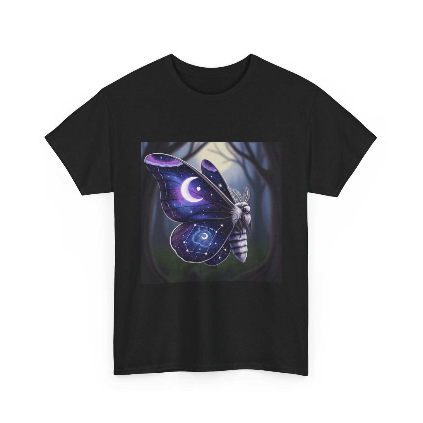Witchy Galaxy Moth Moon Shirt