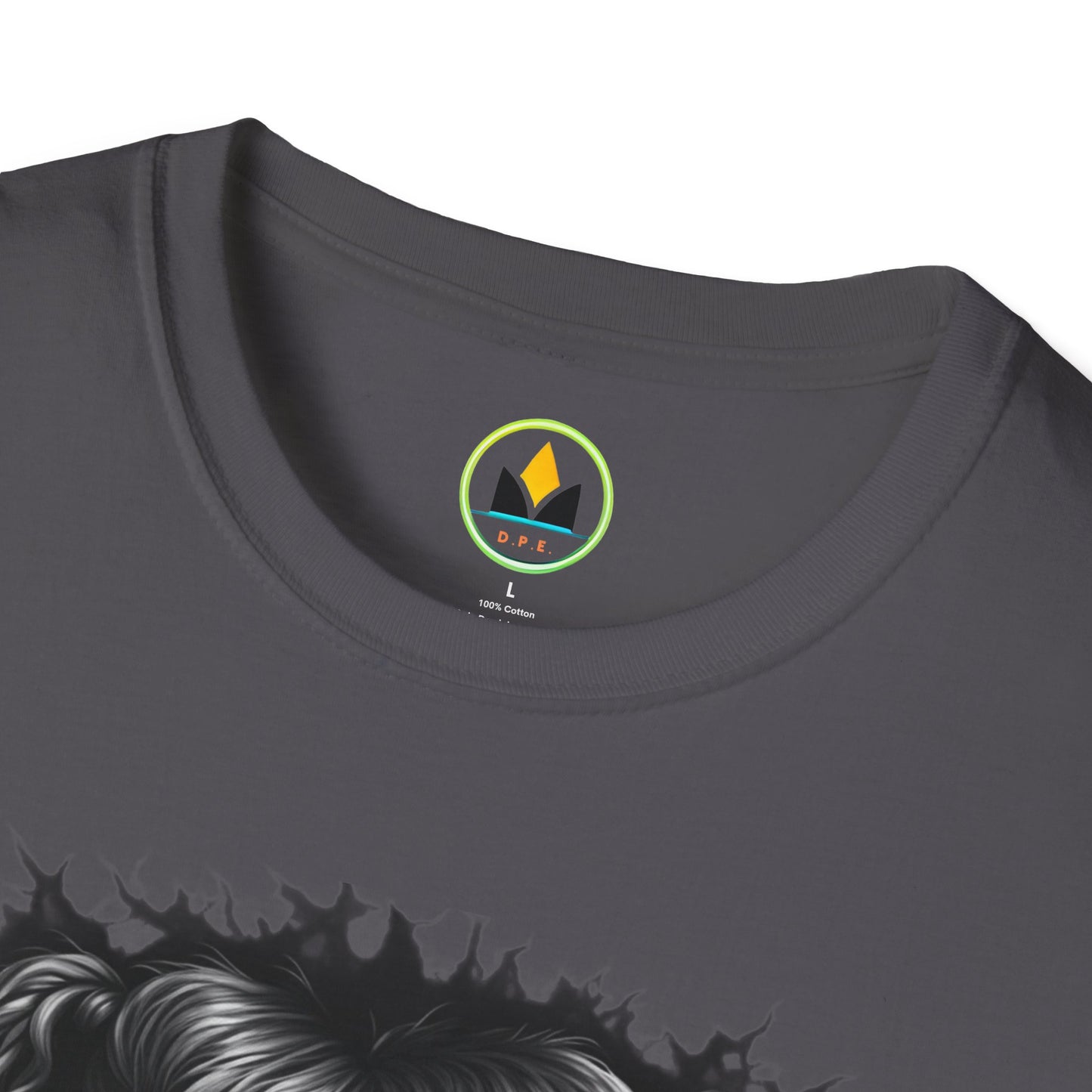 Hauntingly Adorable: Spooky Cute Little Girl Ghost Unisex Softstyle T-Shirt