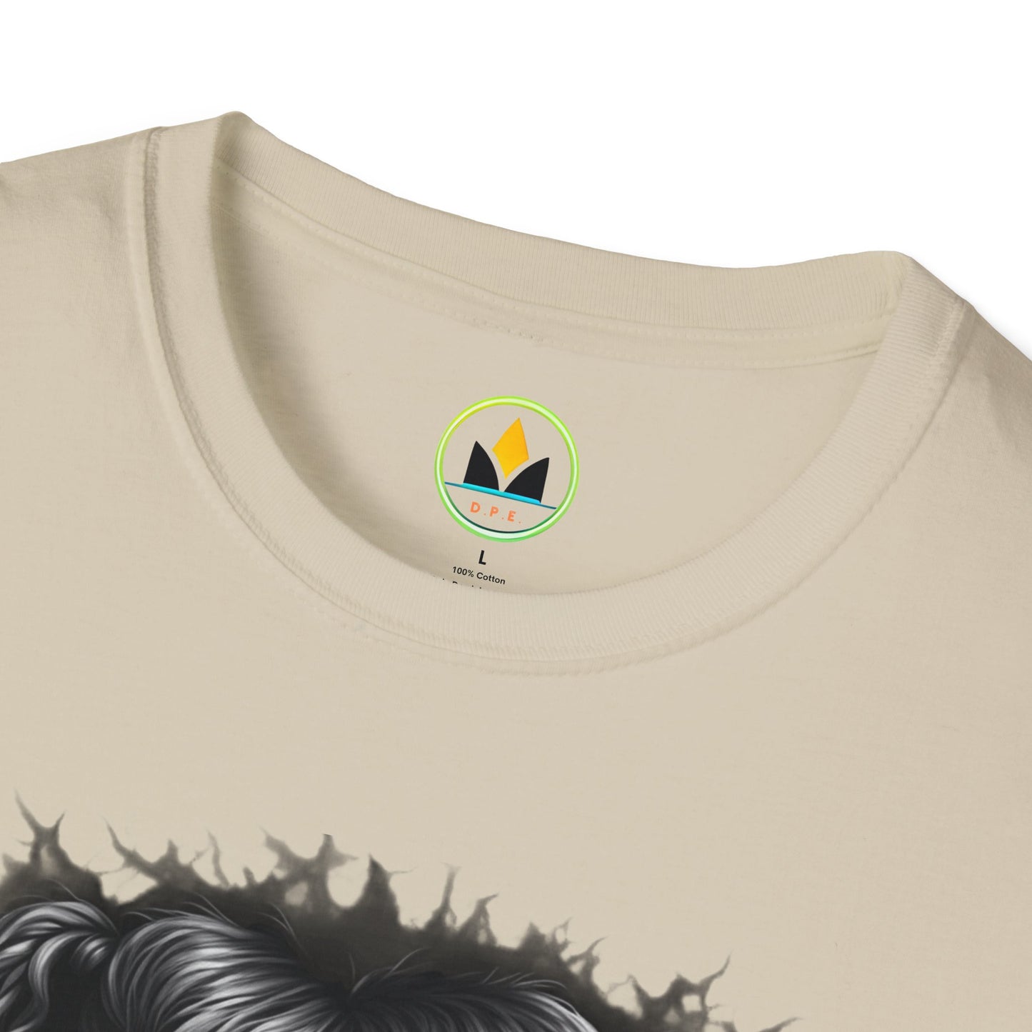 Hauntingly Adorable: Spooky Cute Little Girl Ghost Unisex Softstyle T-Shirt
