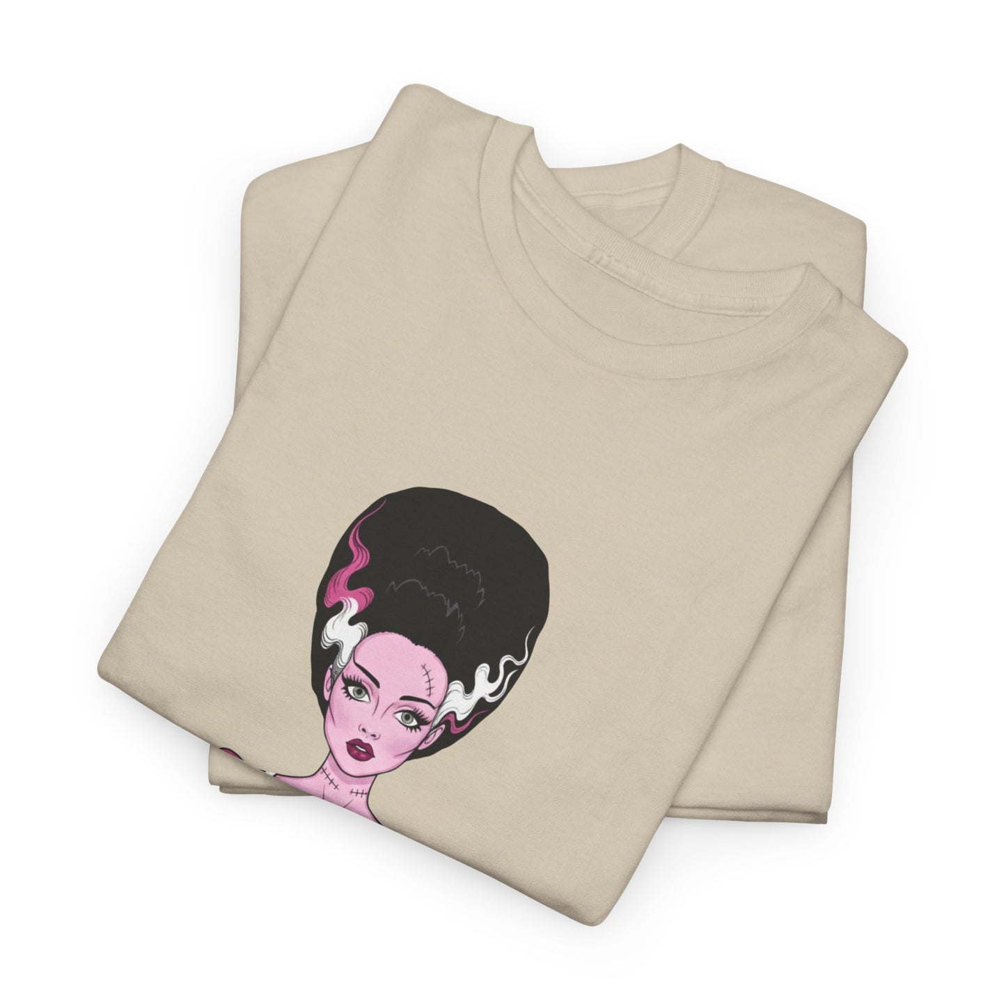Pink Bride of Frankenstein Awareness Tee