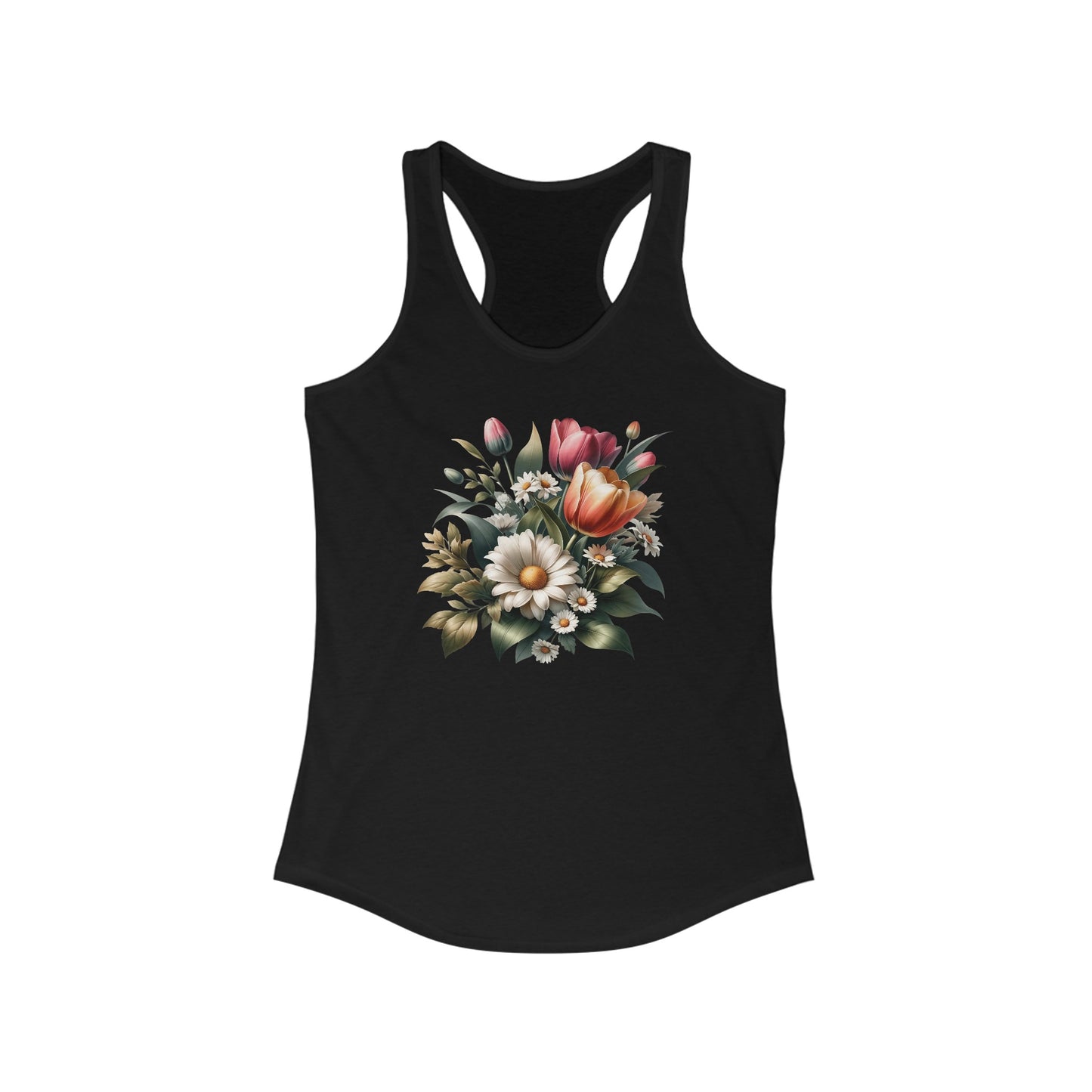 Blossom Elegance - Women’s Floral Tank Top