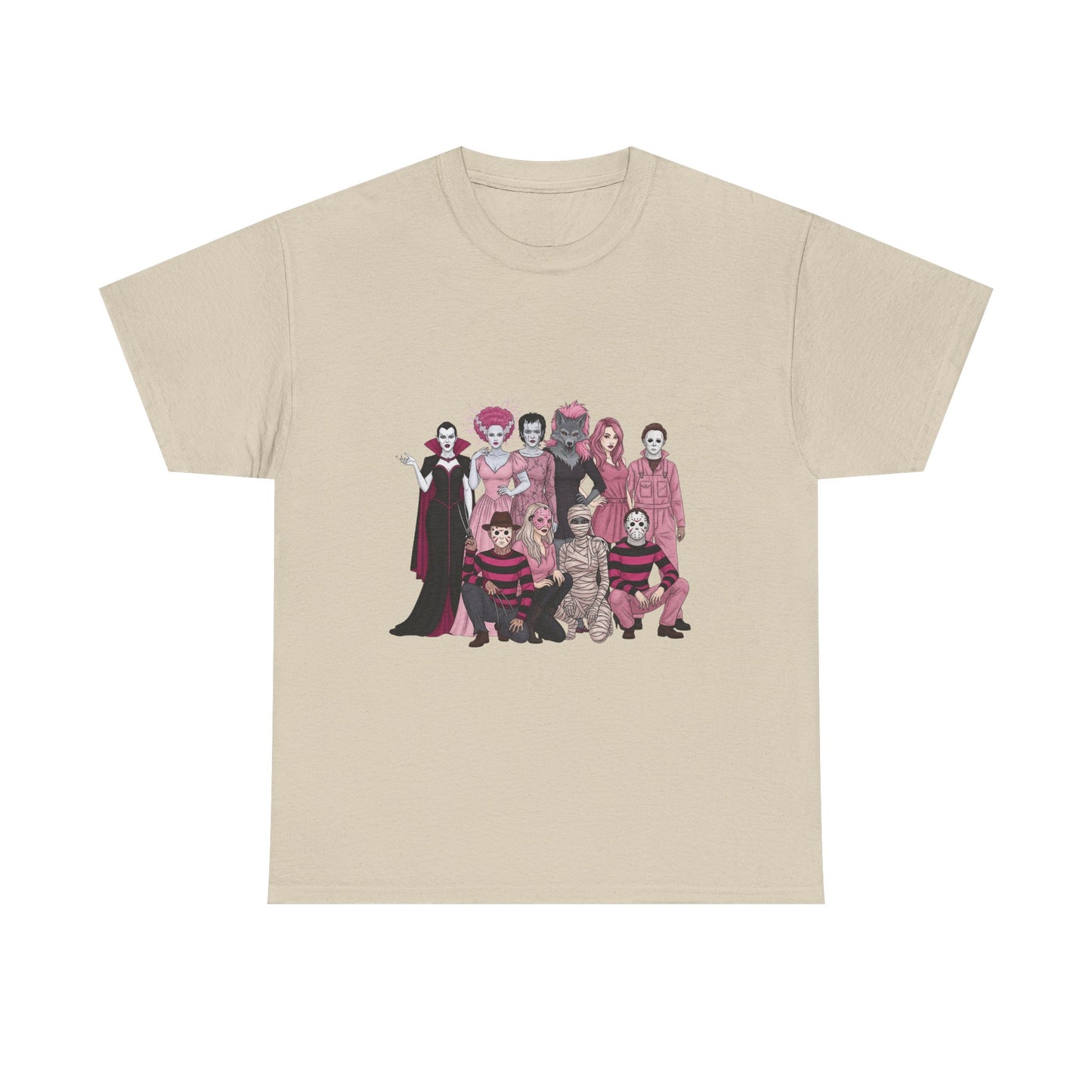 Horror Warriors in Pink Shirt Unisex Tee - Breast Cancer Awareness Month