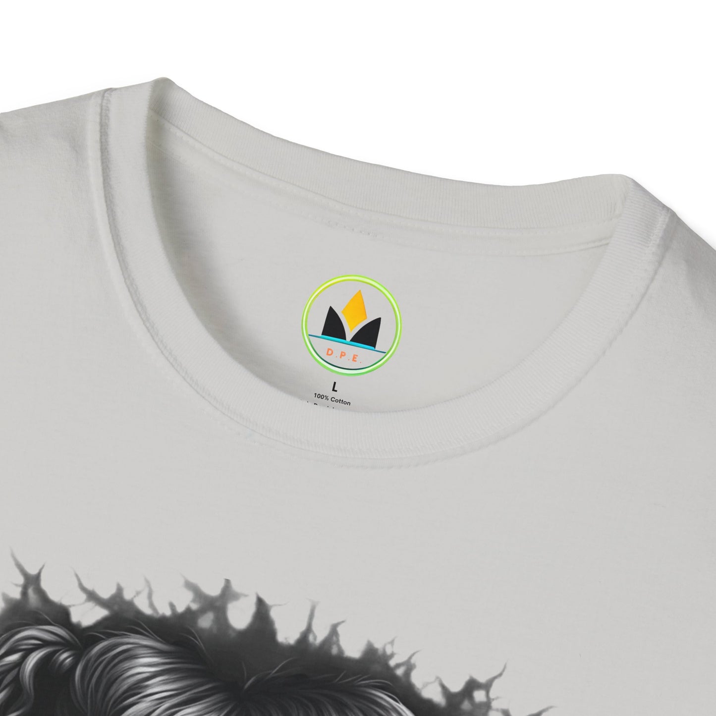 Hauntingly Adorable: Spooky Cute Little Girl Ghost Unisex Softstyle T-Shirt