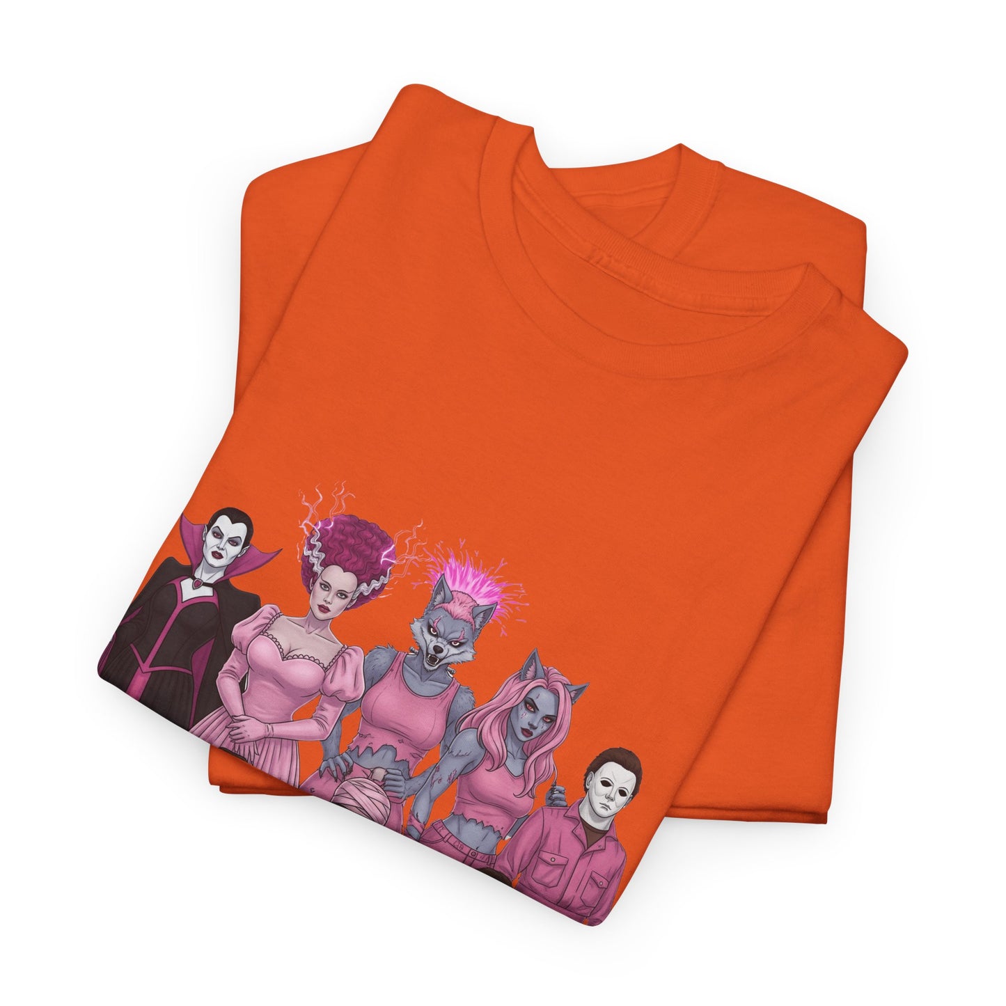 October Horror Pink Awareness Fighting for a Cause Unisex Tee - Breast Cancer Awareness Month