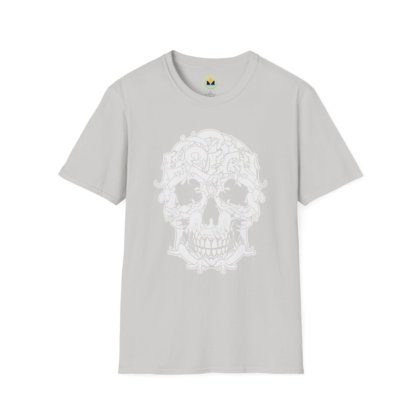 Unique Spooky Intricate Skull Dachshund Dog Halloween Tee - Perfect for Dog Lovers!