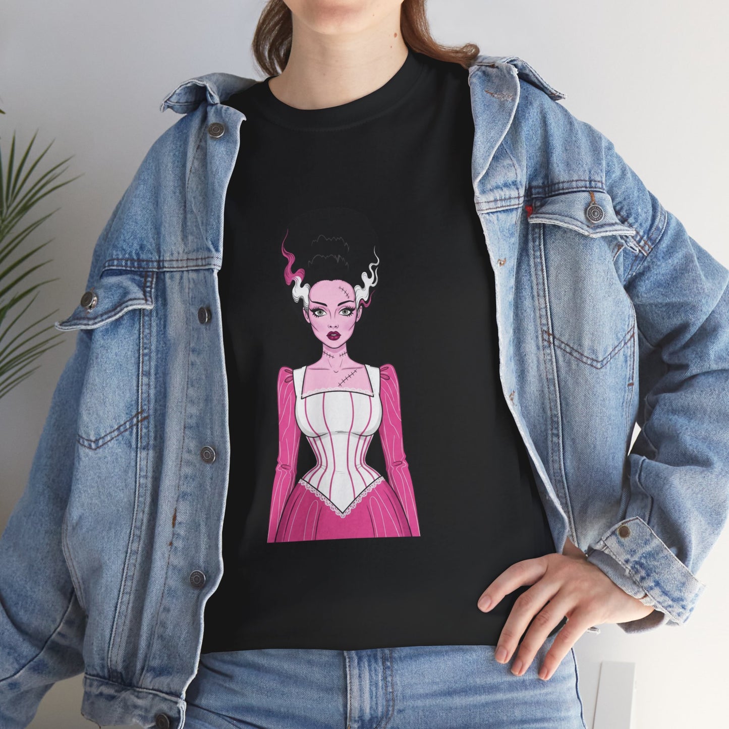 Pink Bride of Frankenstein Awareness Tee