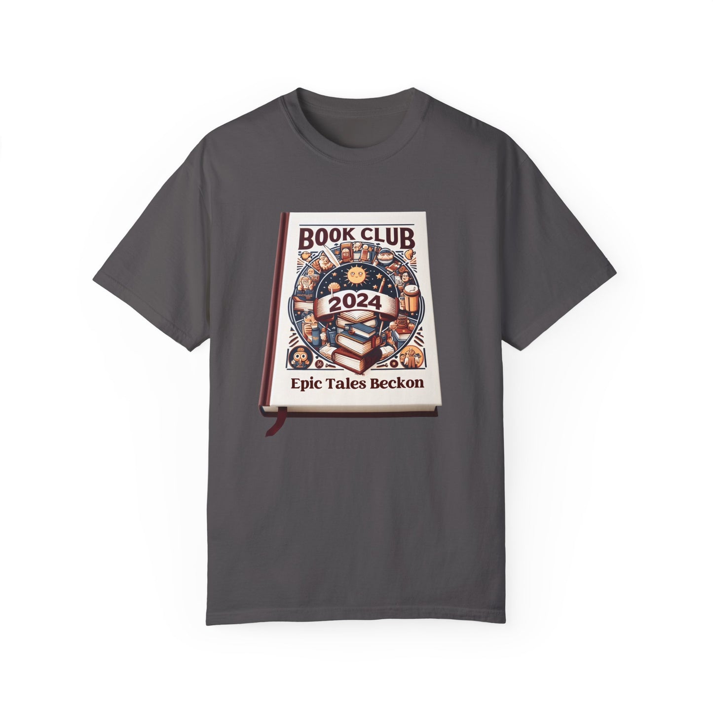 2024 Book Club - Literary Adventure tshirt - Epic Tales Beckon
