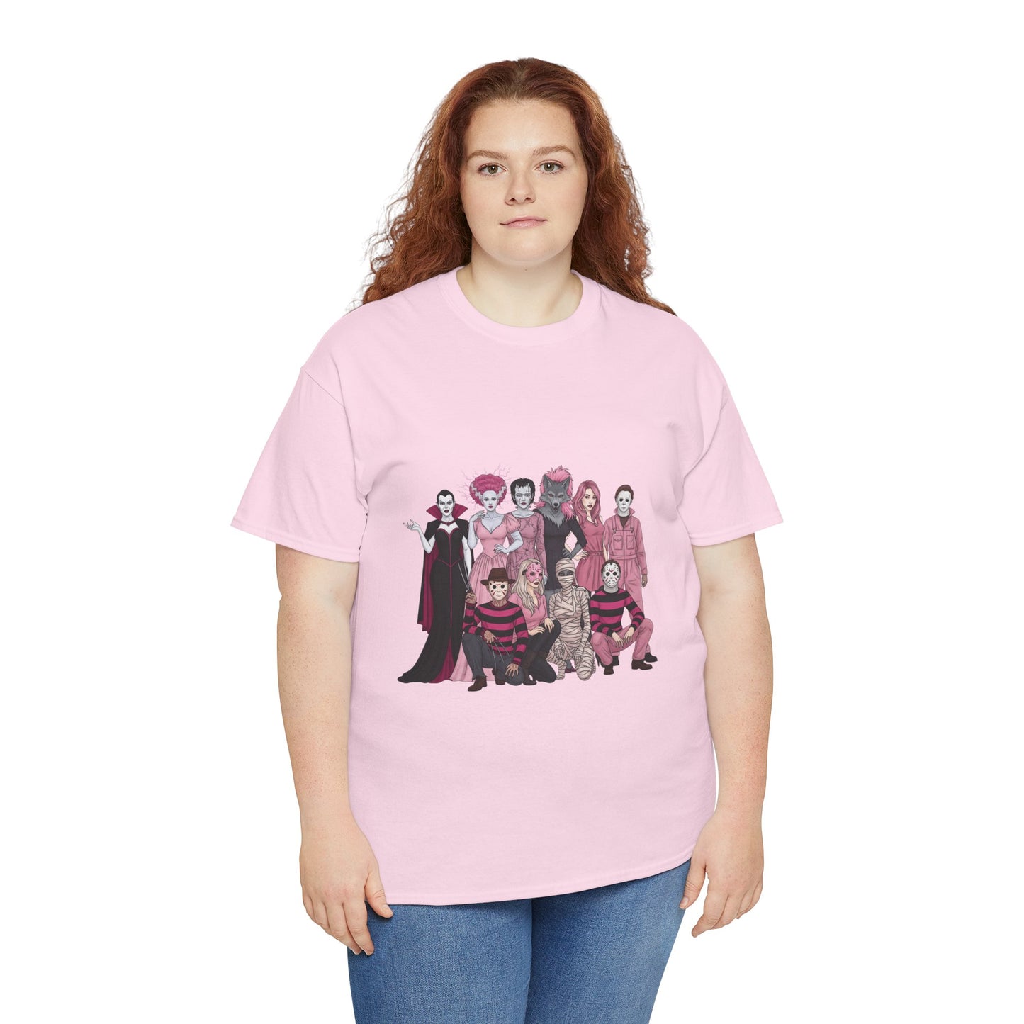 Horror Warriors in Pink Shirt Unisex Tee - Breast Cancer Awareness Month