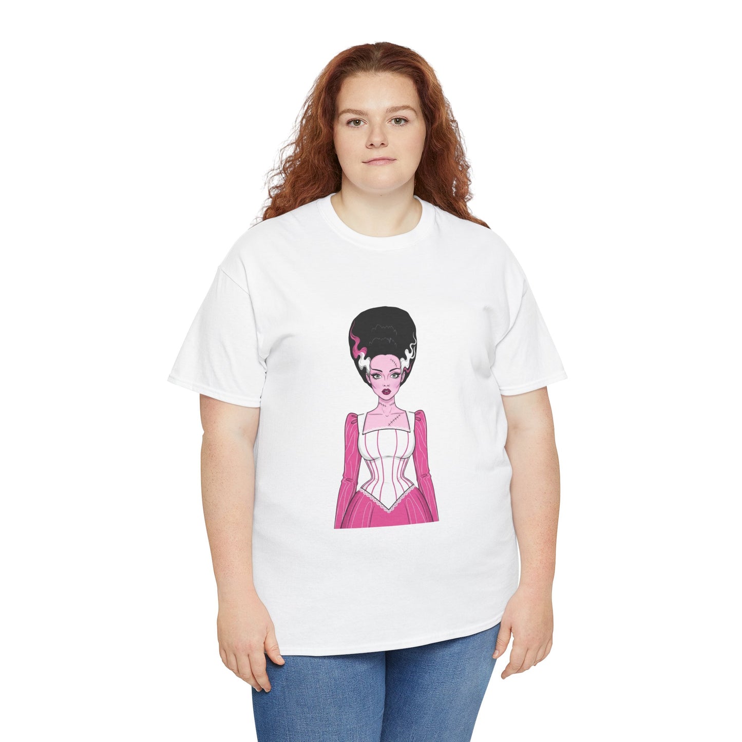 Pink Bride of Frankenstein Awareness Tee