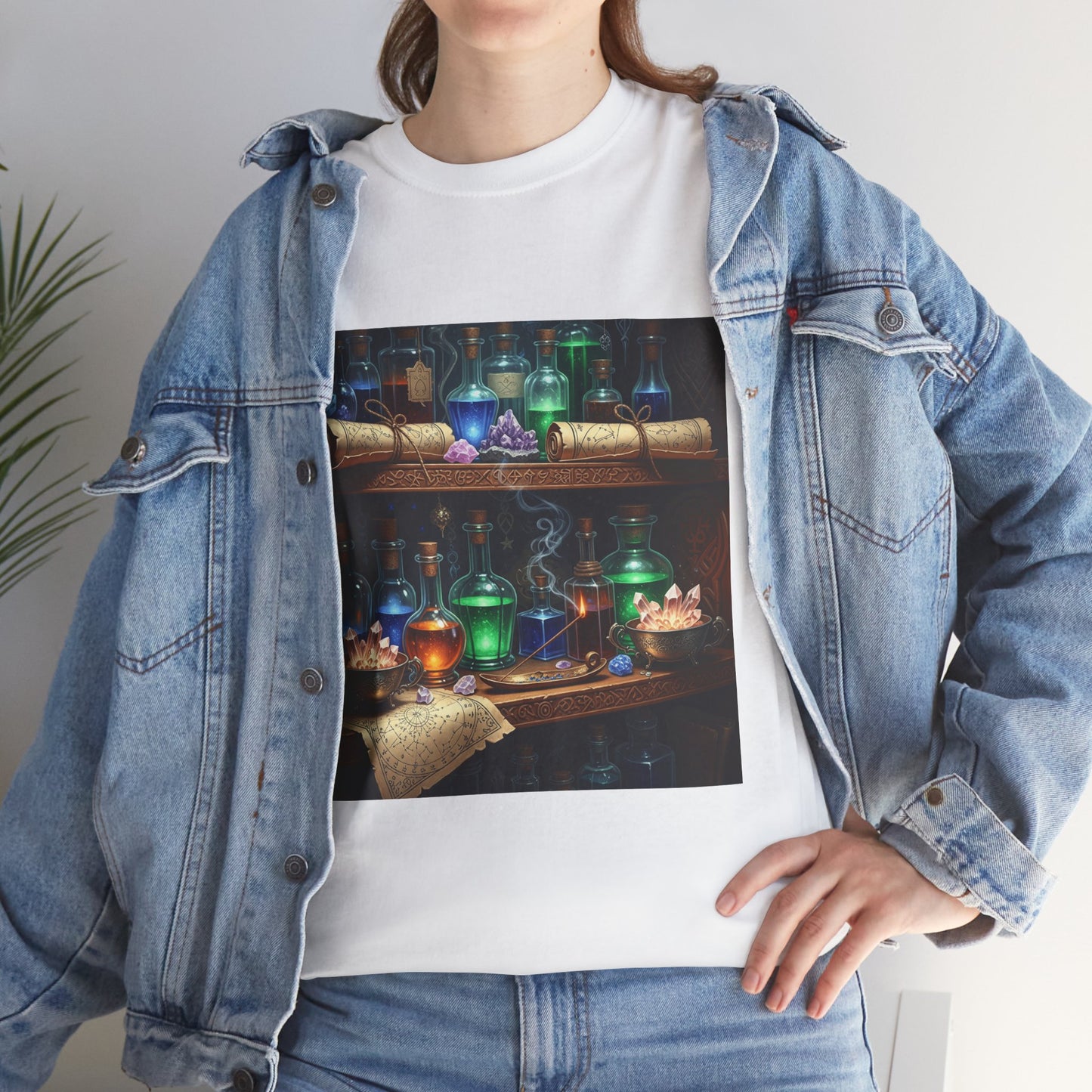 Witch's Potion Shelf Halloween Tee