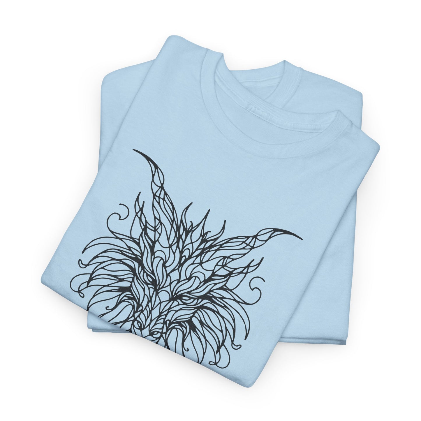 Mystical Dragon Line Art Tee – Elegant Fantasy Creature Design