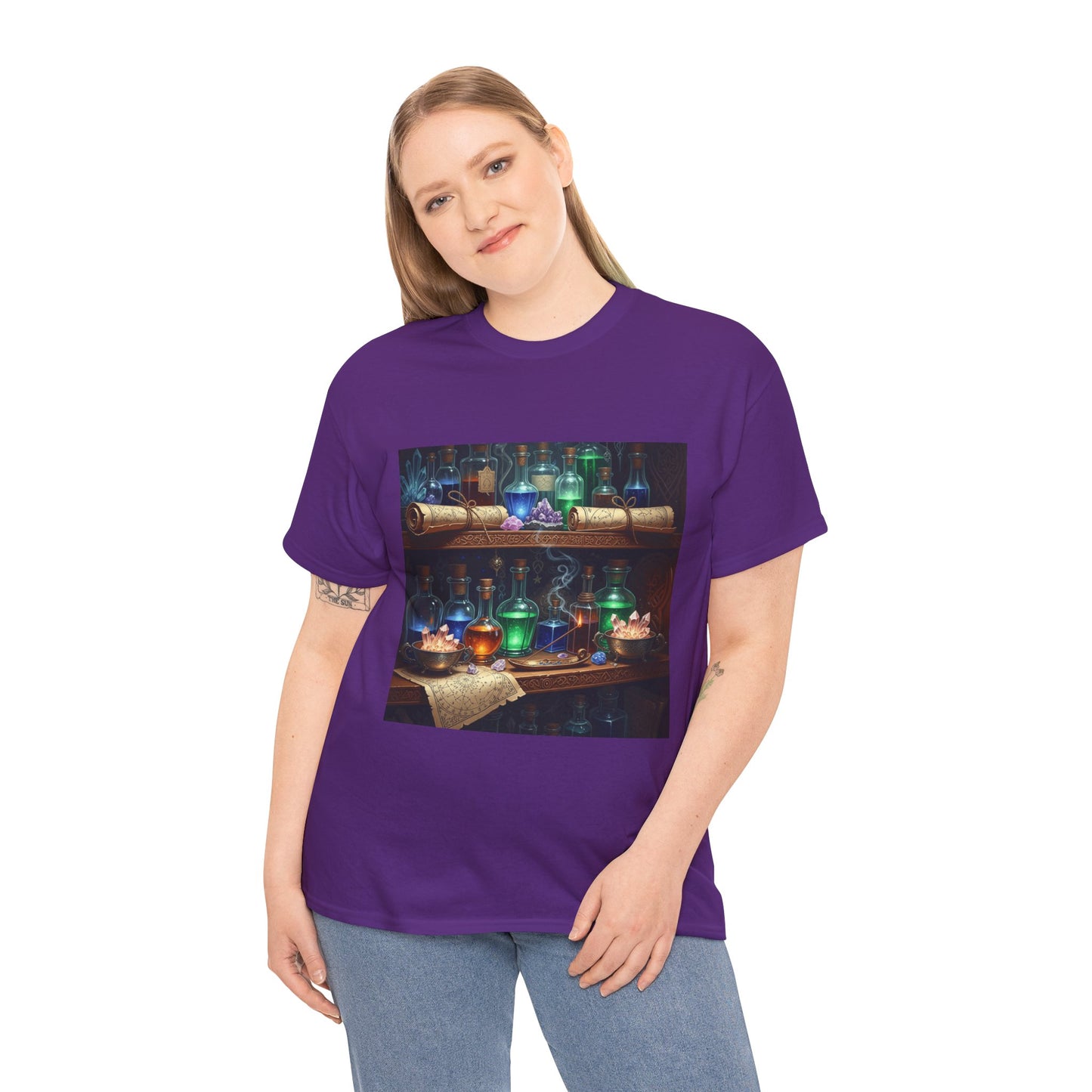 Witch's Potion Shelf Halloween Tee