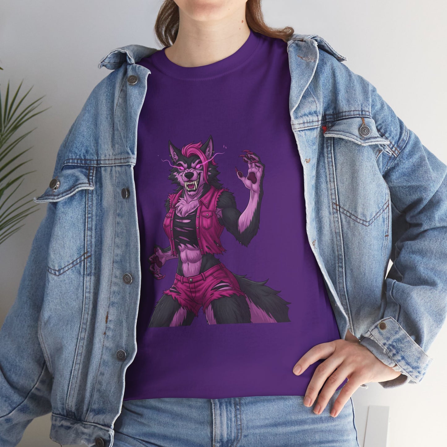 Fierce Werewolf Fights Cancer Tee