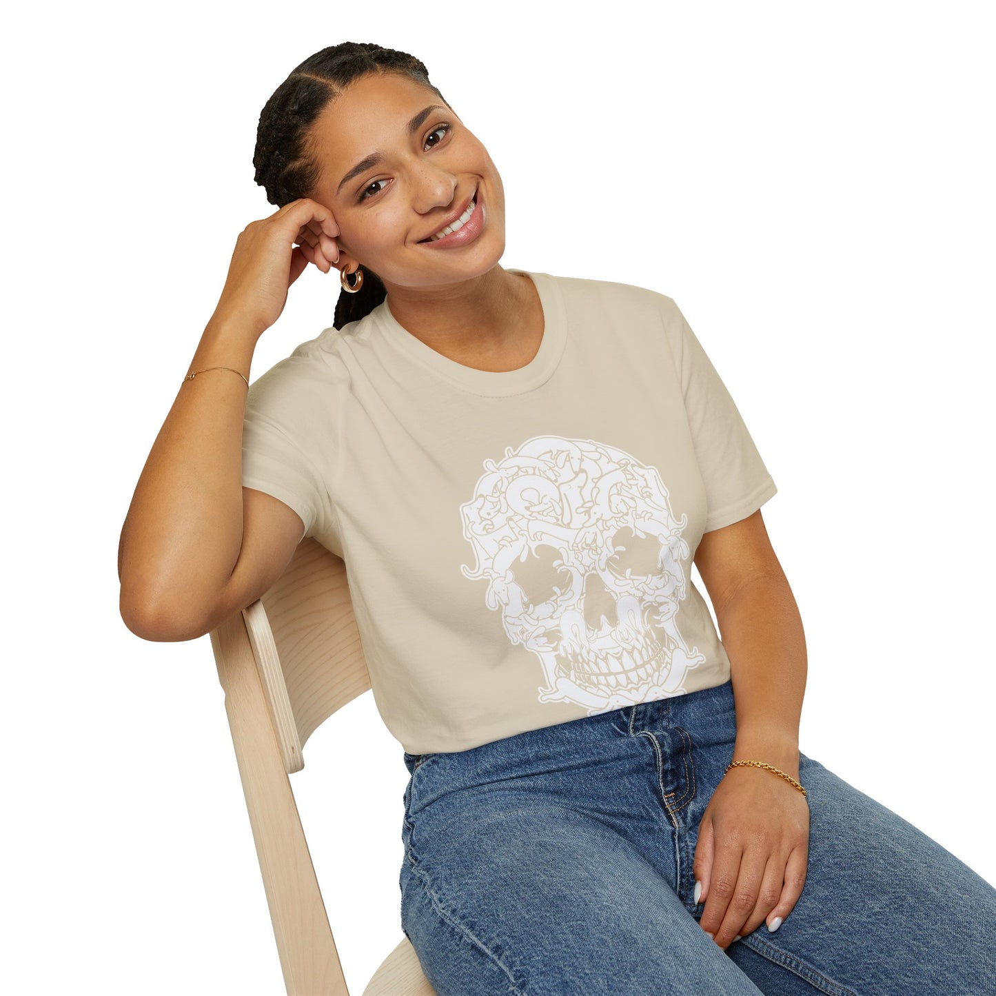 Unique Spooky Intricate Skull Dachshund Dog Halloween Tee - Perfect for Dog Lovers!