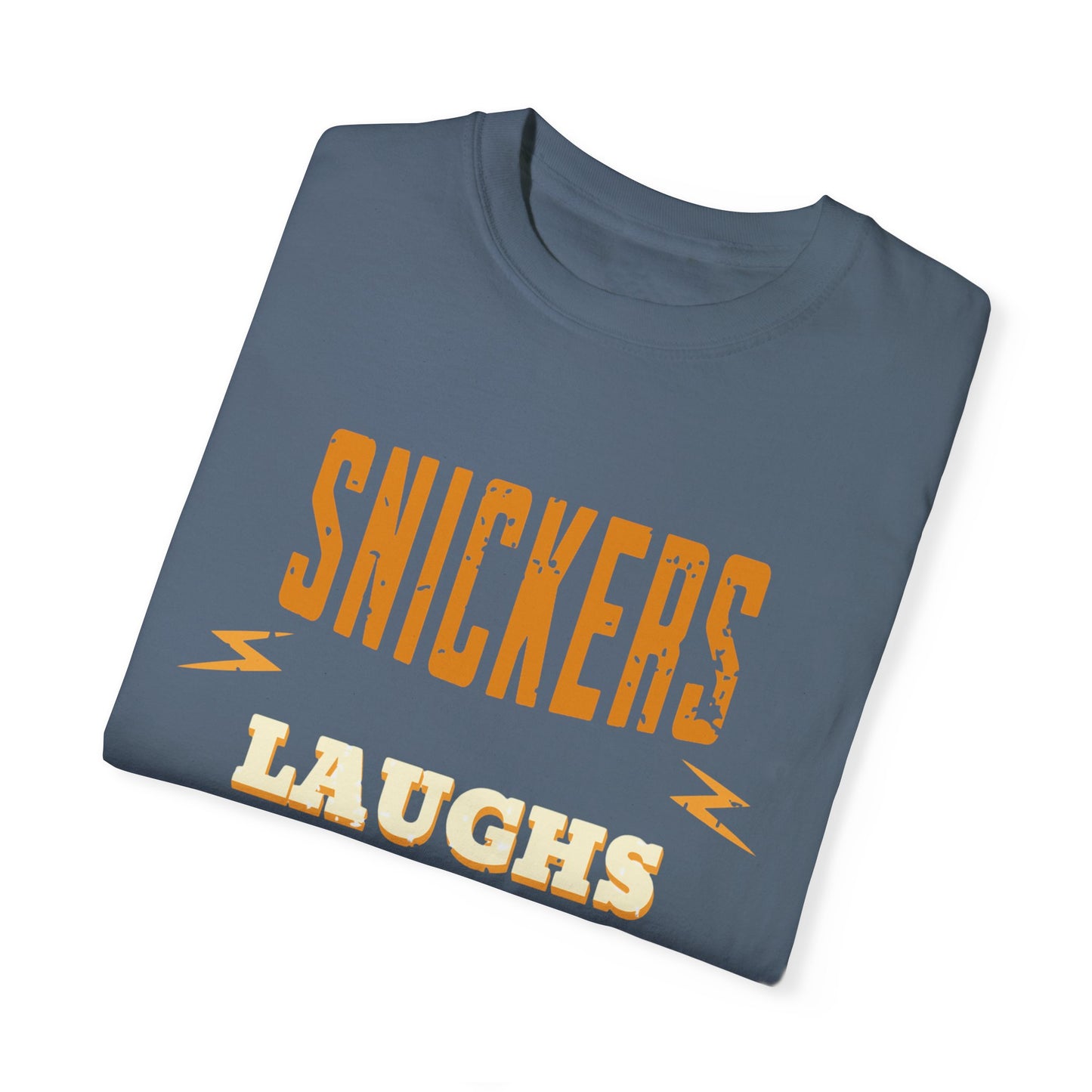Cheerful 'Laughs at Everything' T-Shirt - coworker/friend Inspired Humorous Fun Shirt