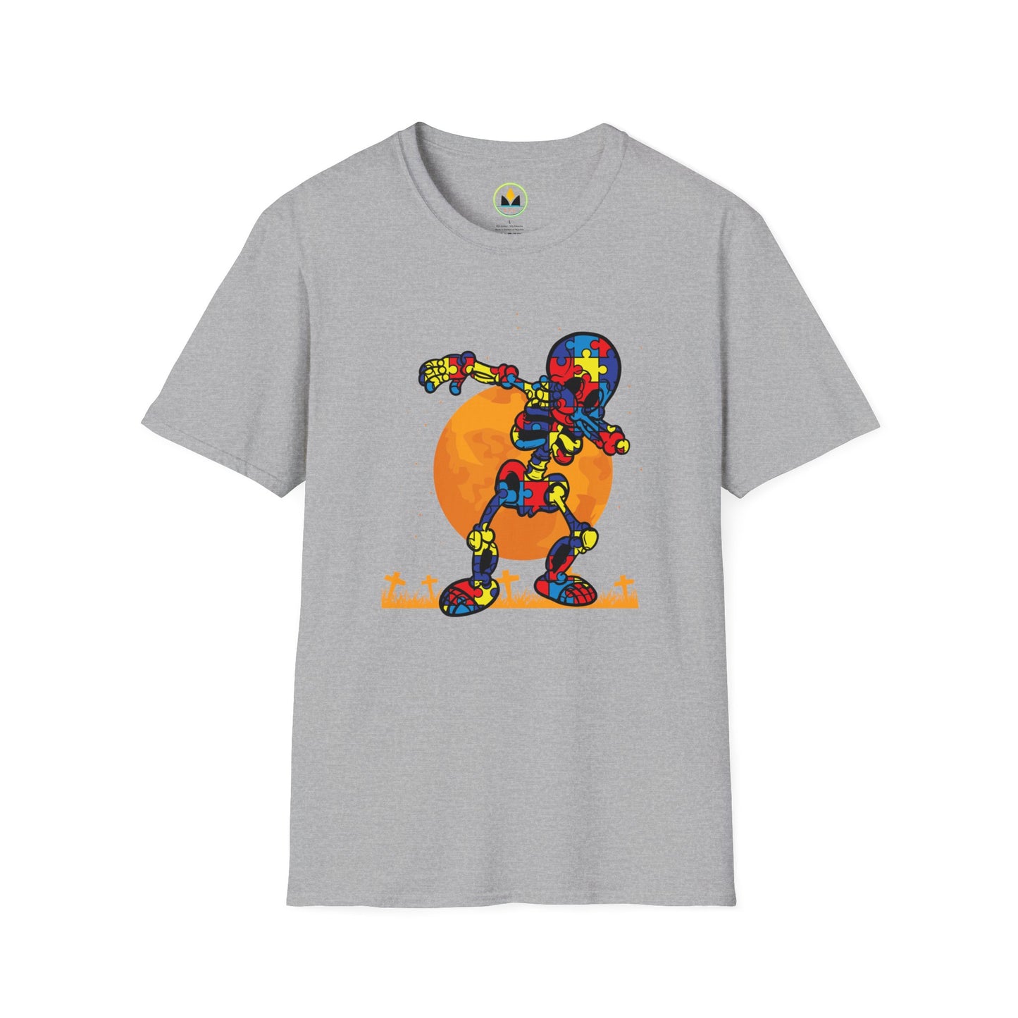 Autism Awareness Halloween Hero Tee - Embrace Uniqueness & Celebrate Differences Unisex Softstyle