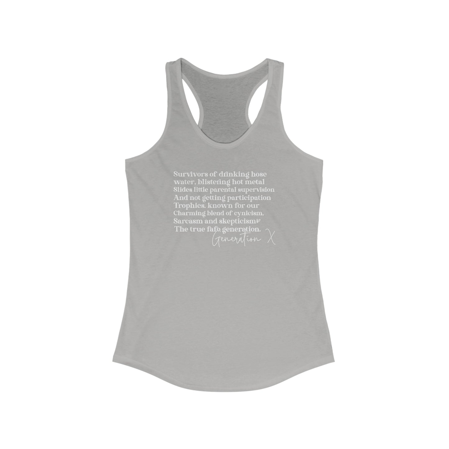 Retro Resilience - ‘Generation X Survivor’ Women’s Tank Top