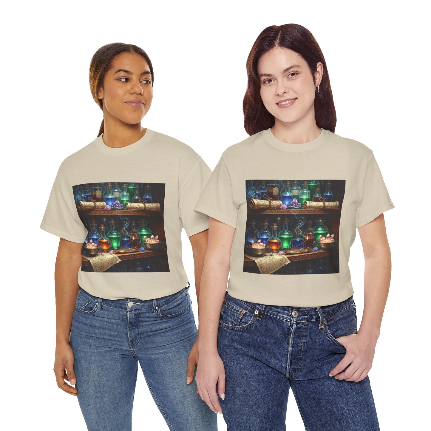 Witch's Potion Shelf Halloween Tee