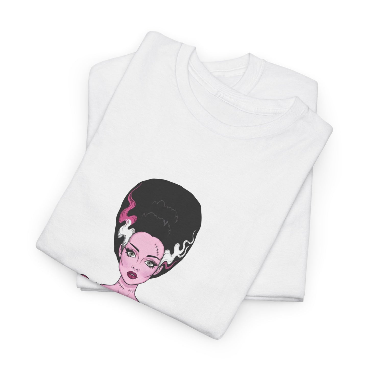 Pink Bride of Frankenstein Awareness Tee