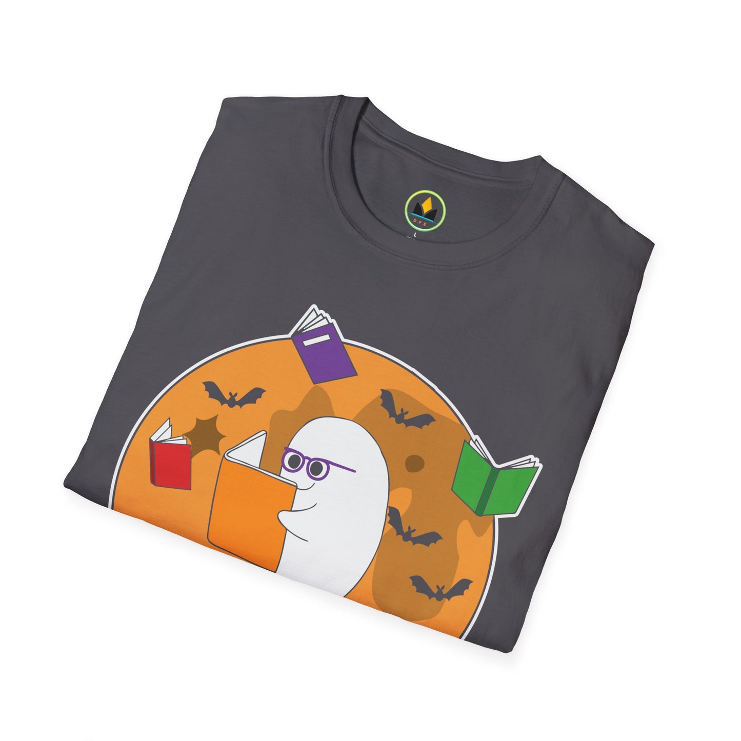 Ghostly Reader - Spooky Halloween BOOOOKS! Tee