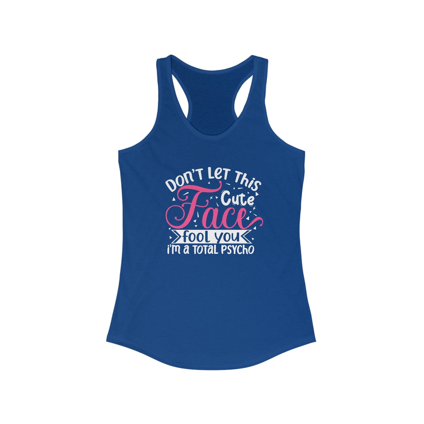 Playful Deception Women’s Tank Top - Bold & Quirky Statement Wear