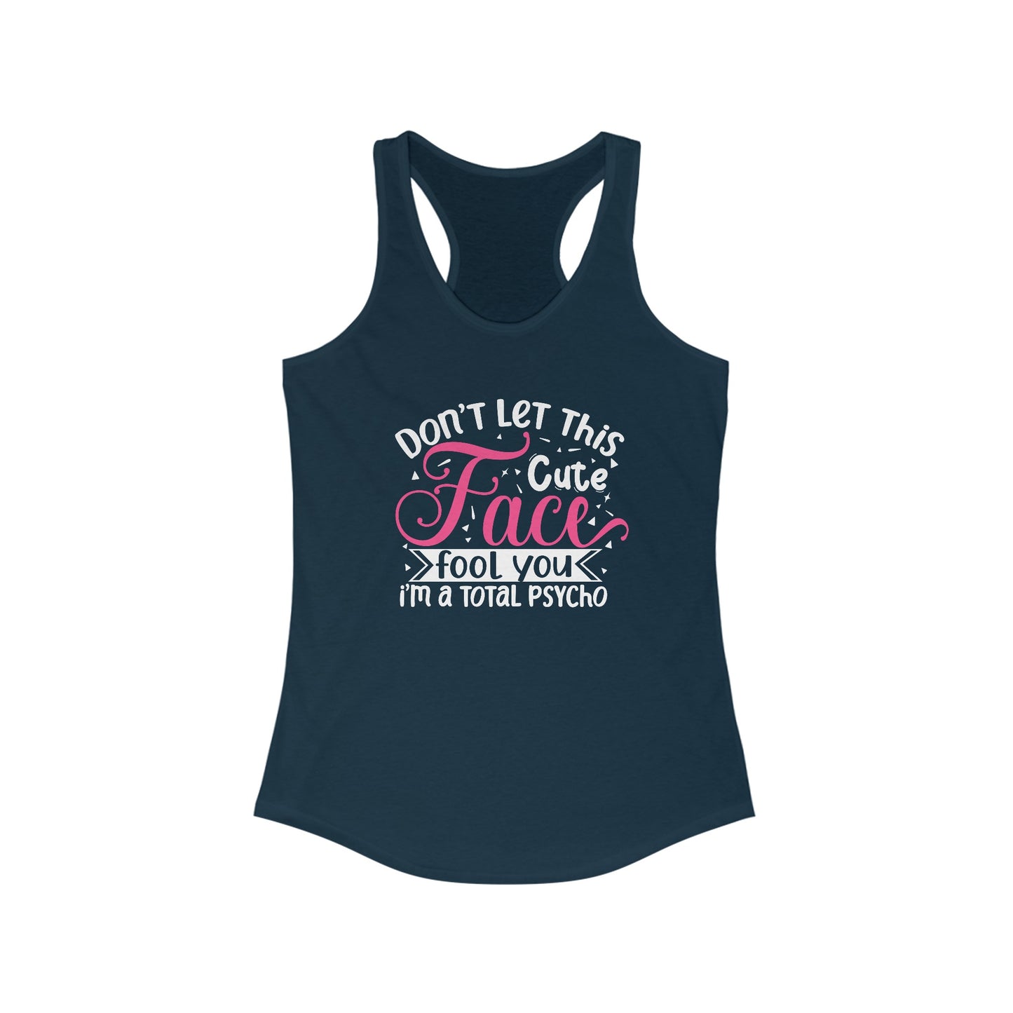 Playful Deception Women’s Tank Top - Bold & Quirky Statement Wear