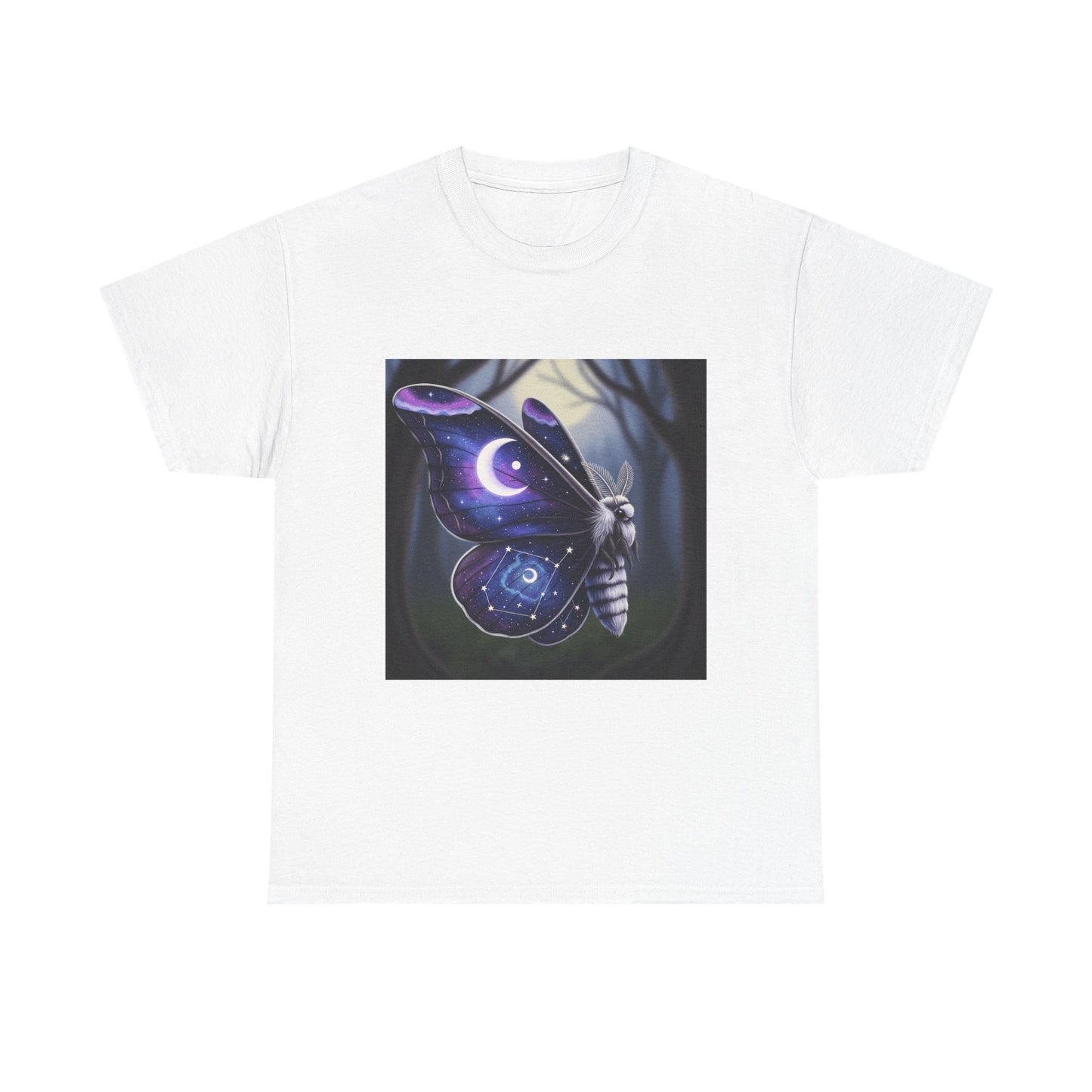 Witchy Galaxy Moth Moon Shirt