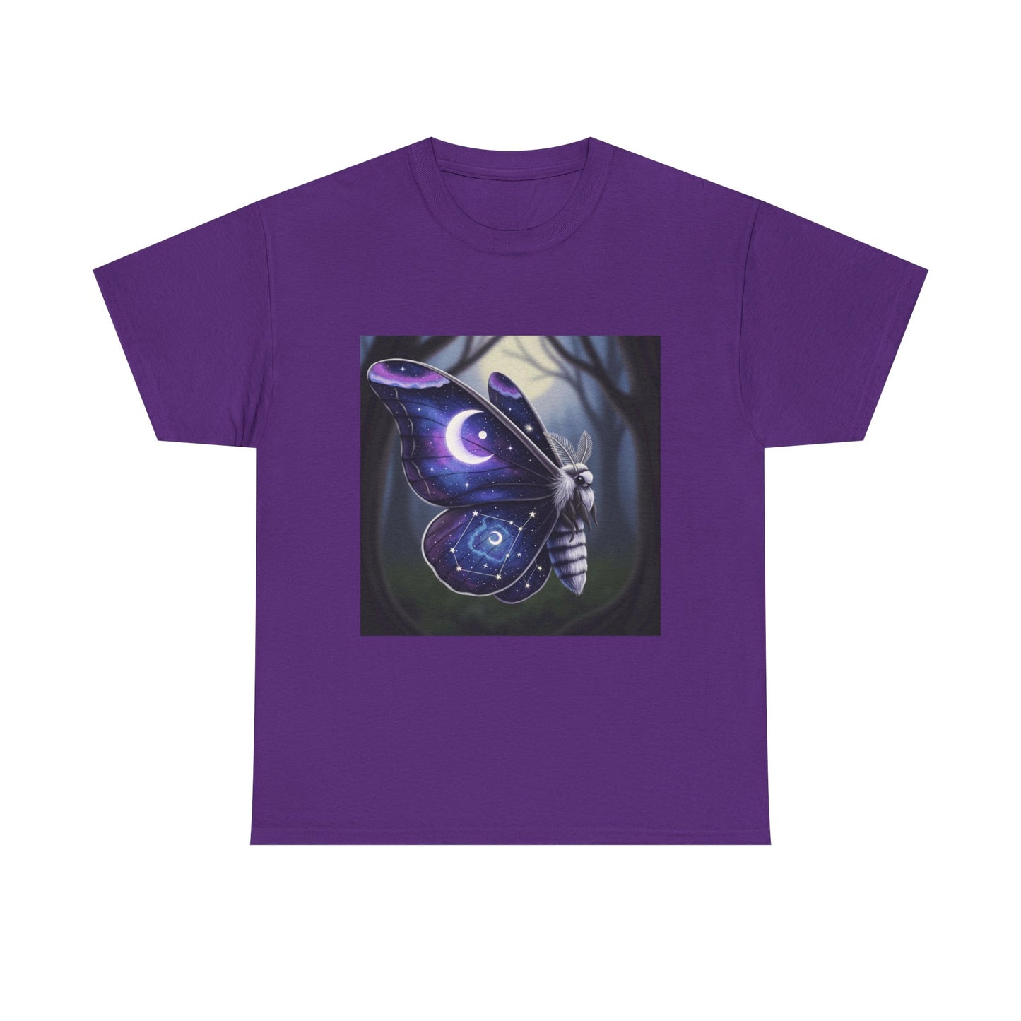 Witchy Galaxy Moth Moon Shirt