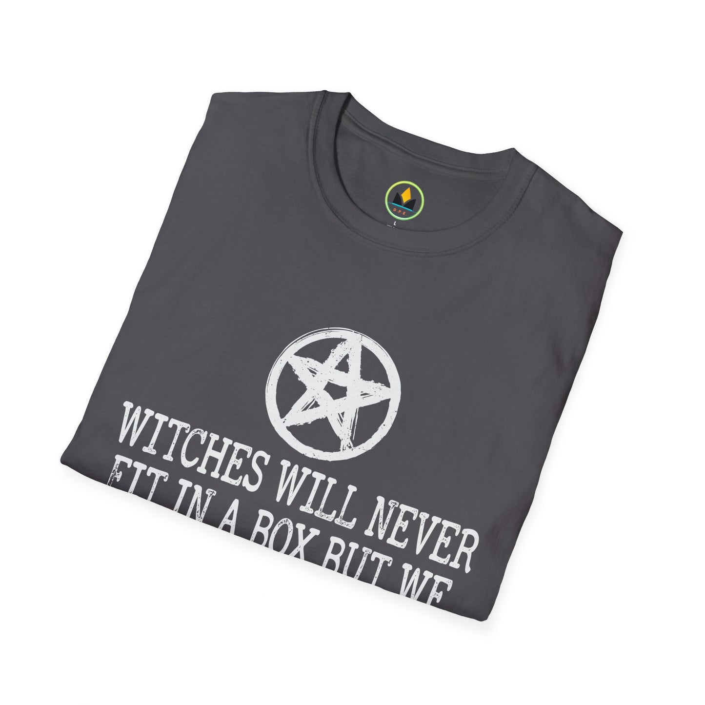 Spooky Circle-Loving Witches Halloween T-Shirt - Unique Pentagram Design