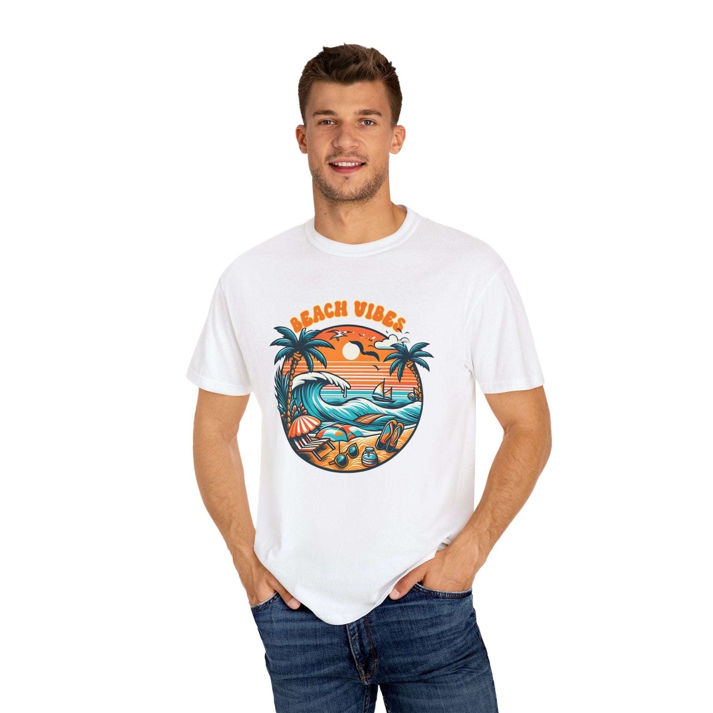 Beach Vibes - Retro Summer Bliss T-Shirt