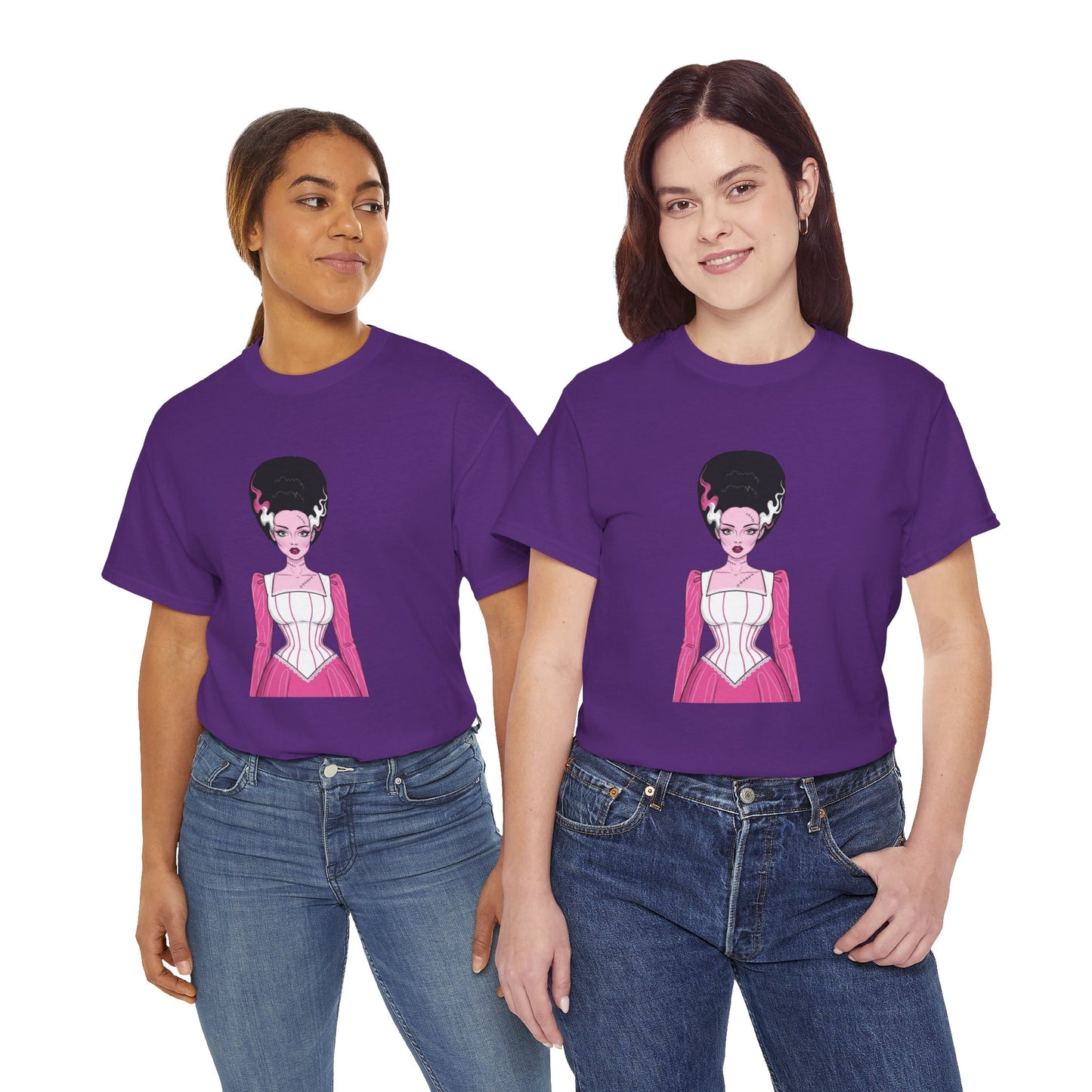 Pink Bride of Frankenstein Awareness Tee
