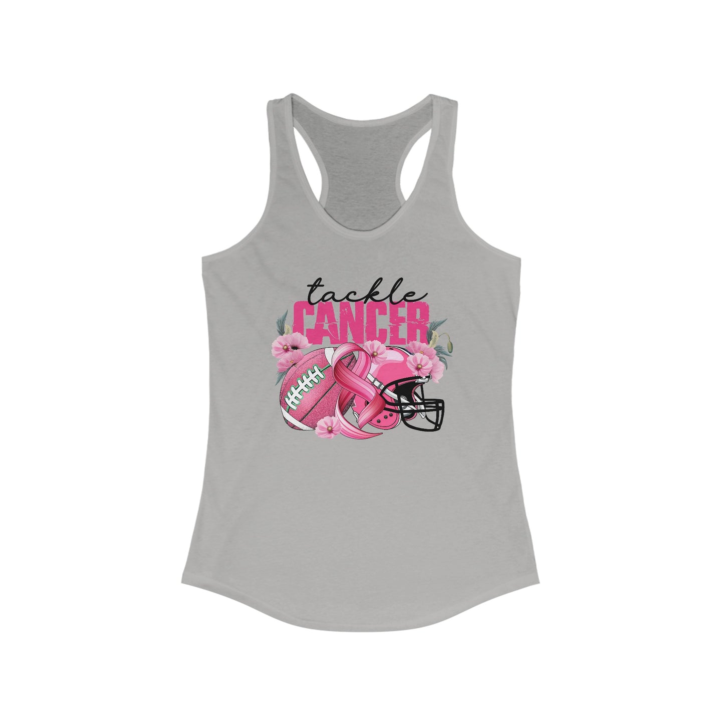Empowerment on Field - Women’s Cancer Awareness Football Tank Top