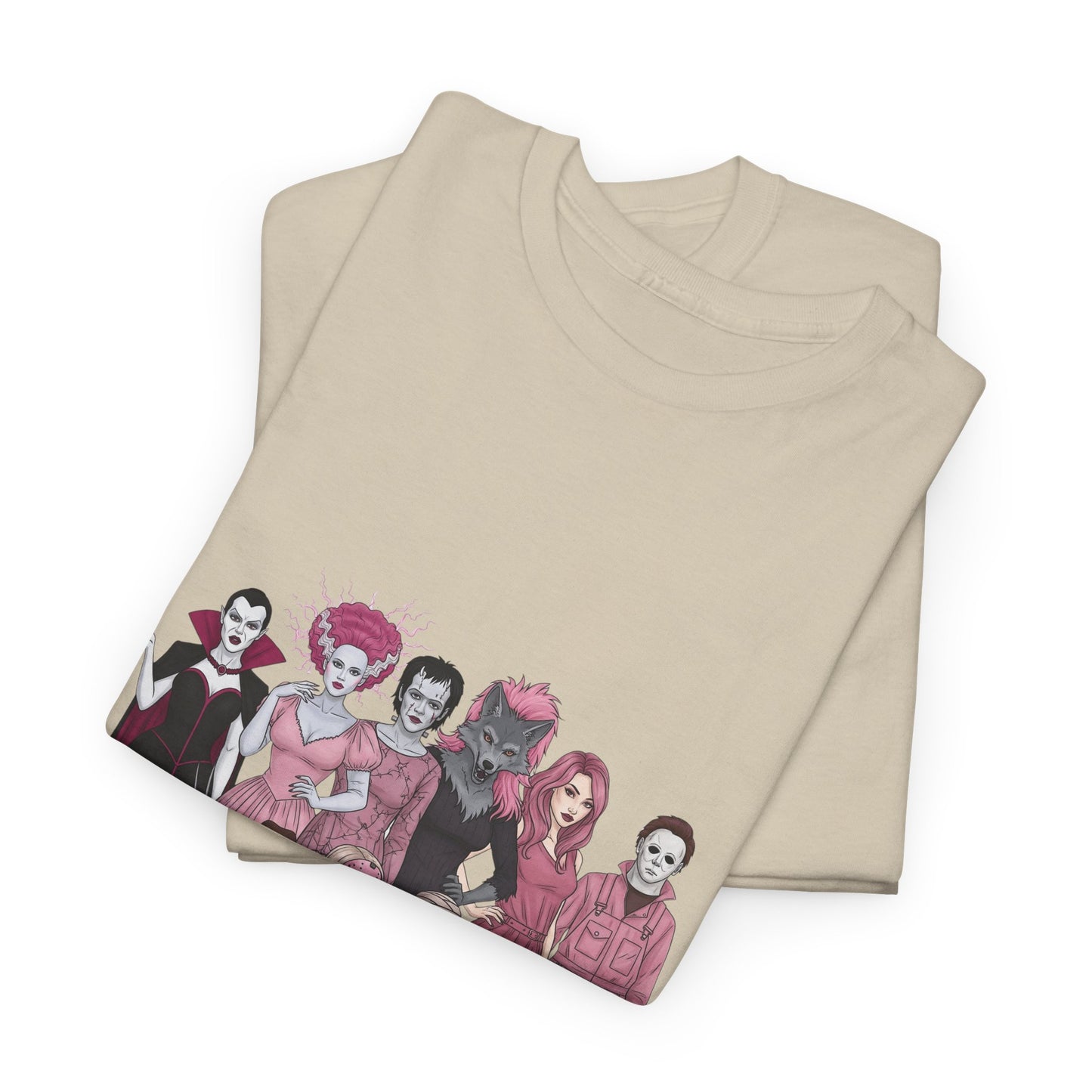 Horror Warriors in Pink Shirt Unisex Tee - Breast Cancer Awareness Month
