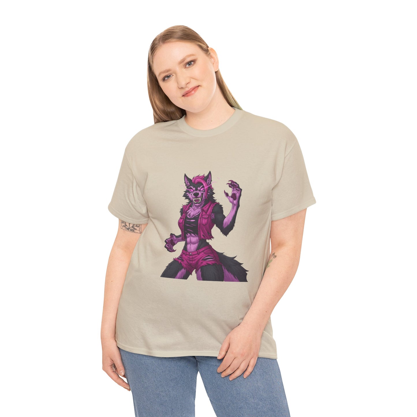 Fierce Werewolf Fights Cancer Tee