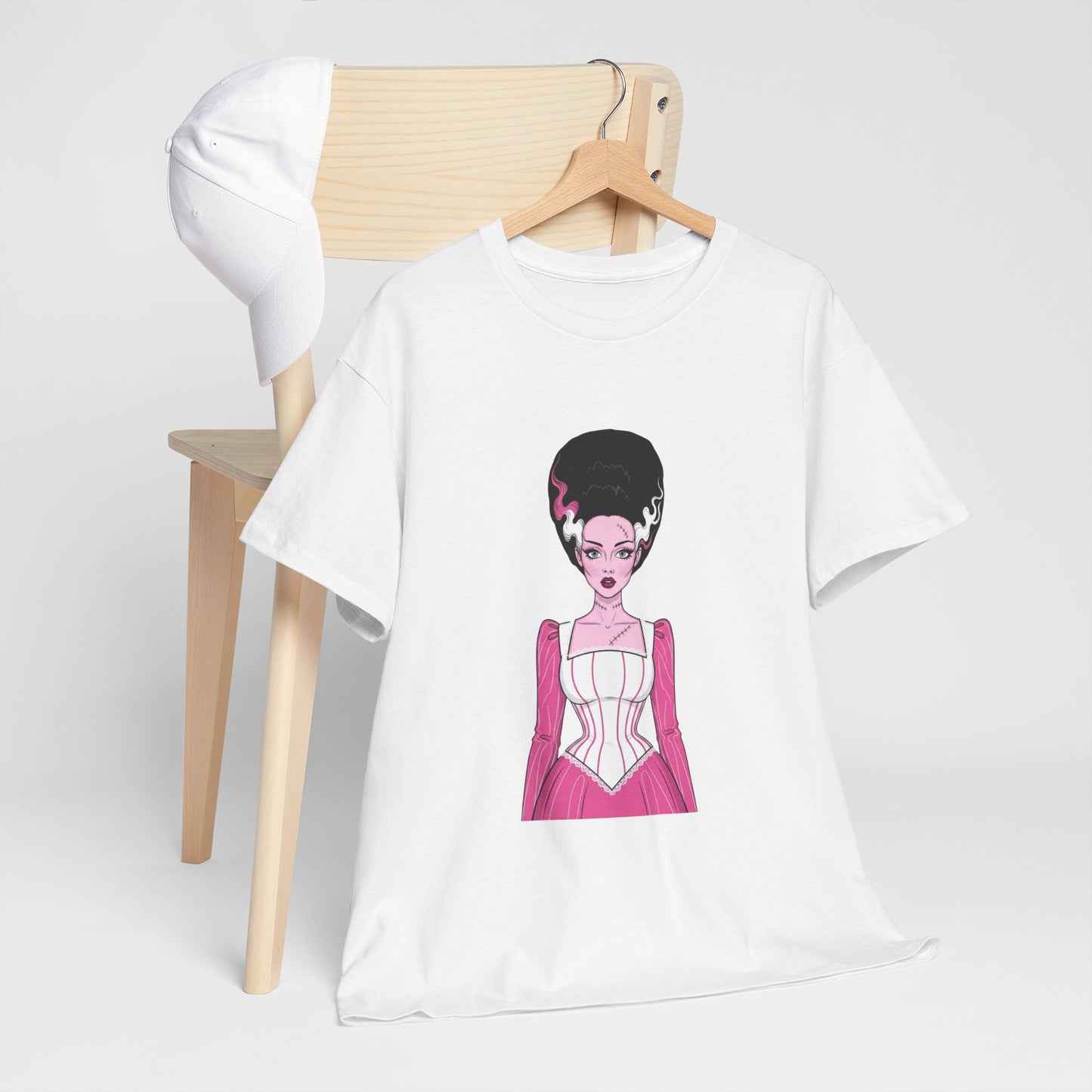 Pink Bride of Frankenstein Awareness Tee
