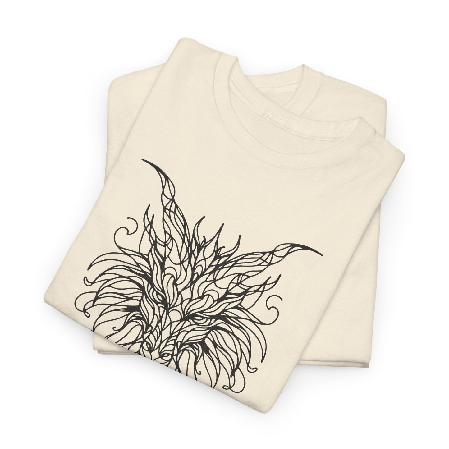 Mystical Dragon Line Art Tee – Elegant Fantasy Creature Design