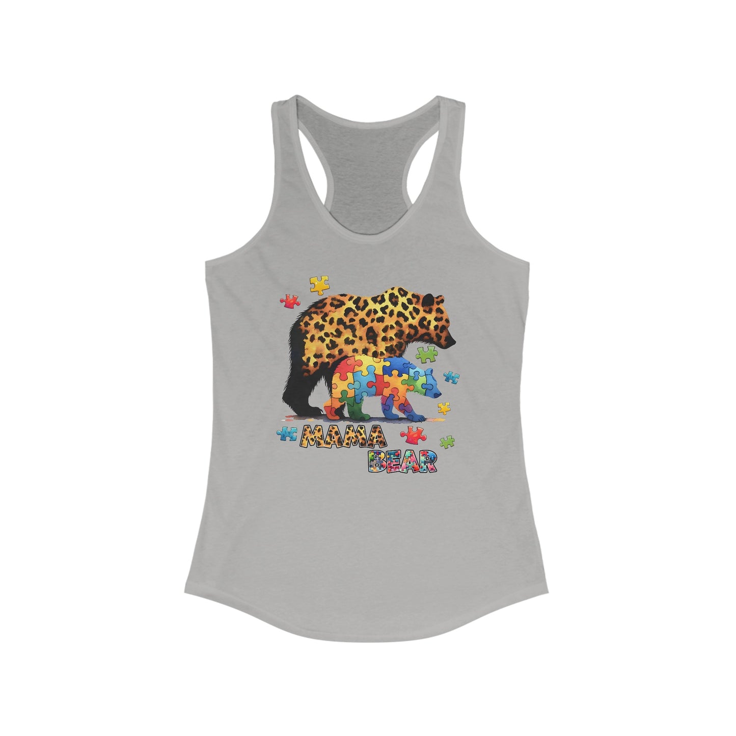 Autism Awareness Women’s Tank Top: Mama Bear’s Love