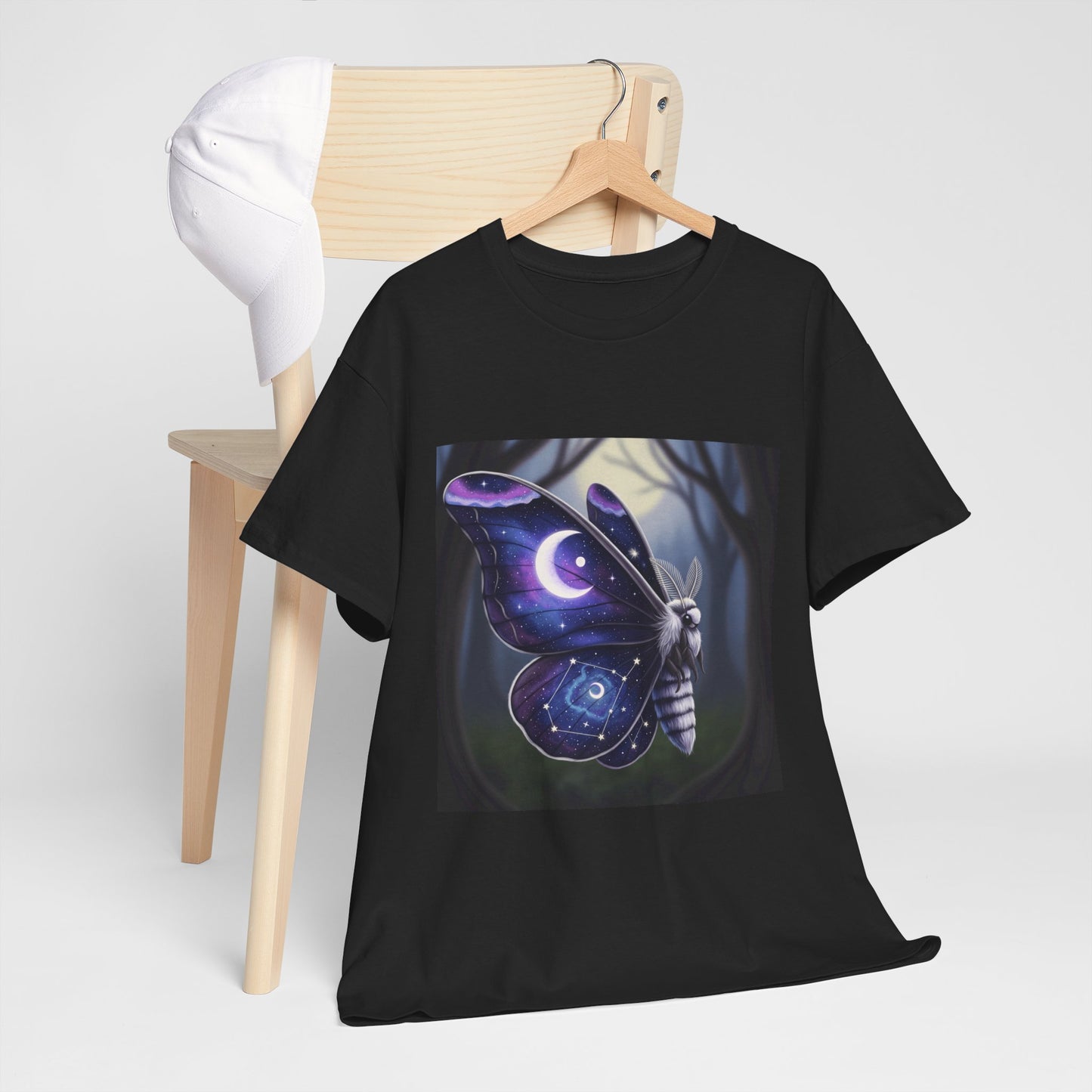 Witchy Galaxy Moth Moon Shirt