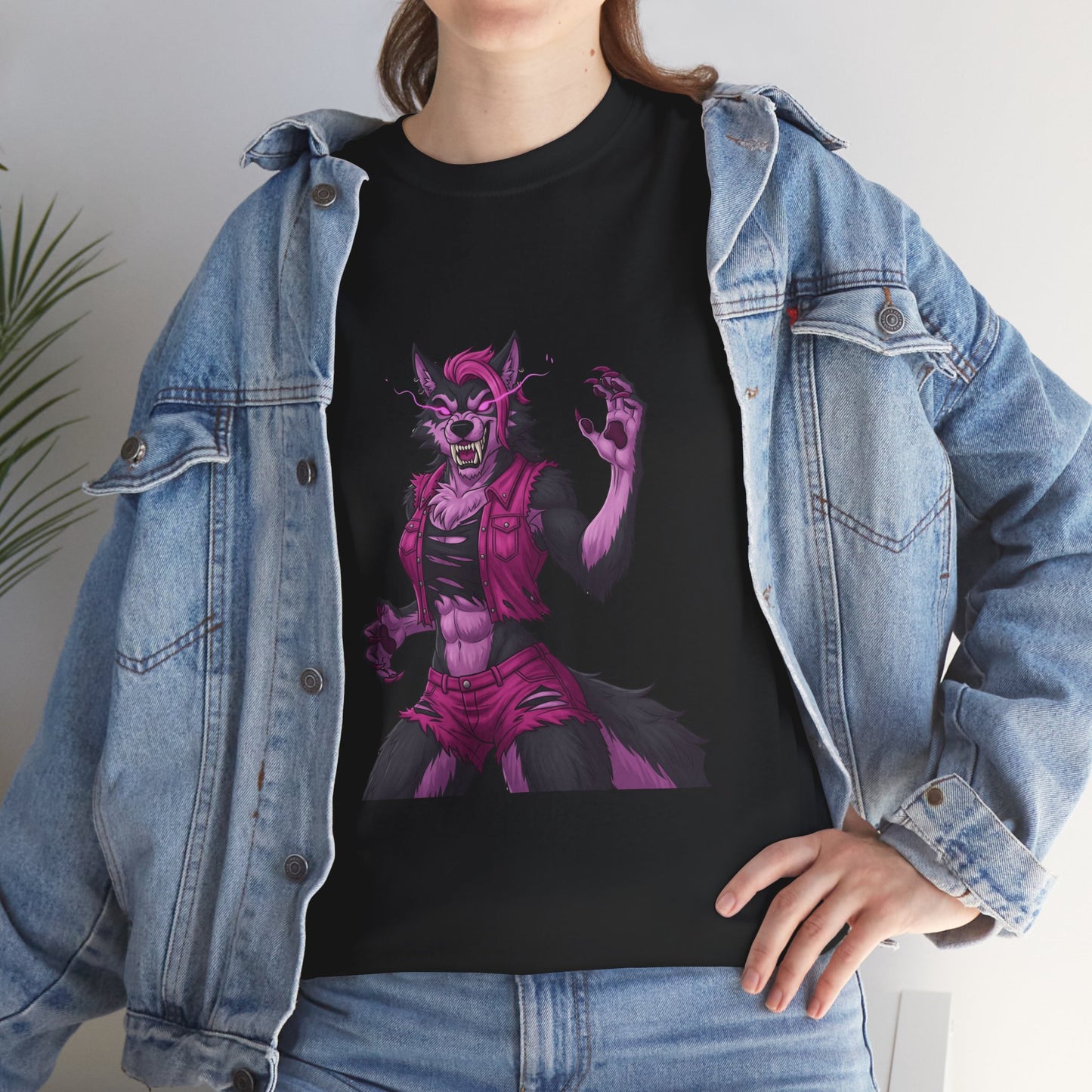 Fierce Werewolf Fights Cancer Tee