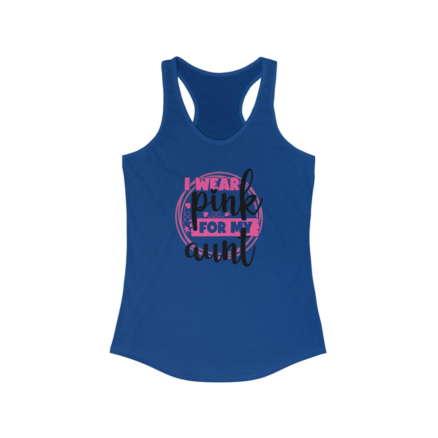 Supportive ‘I Wear Pink For My Aunt’ Breast Cancer Awareness Tank Top