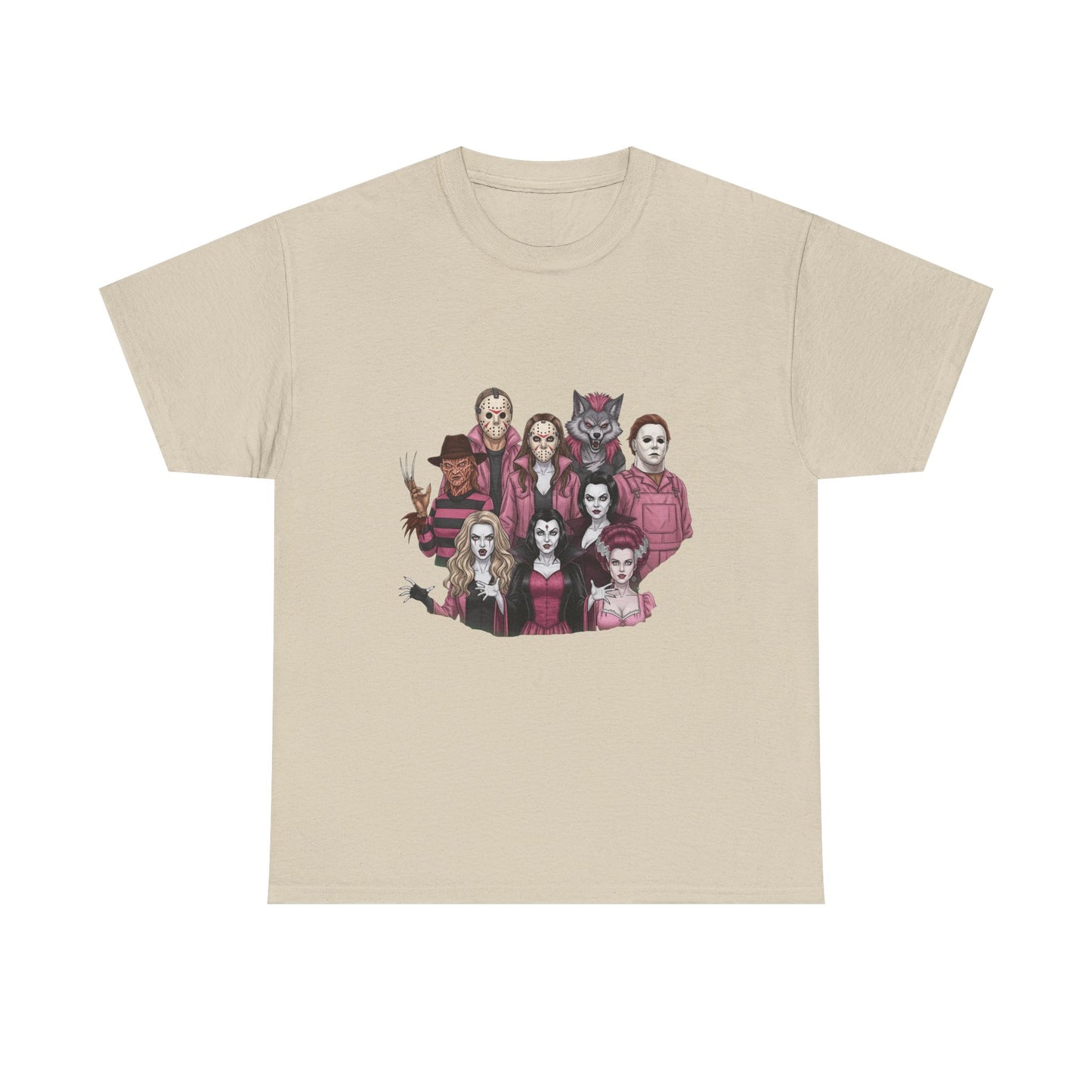 Horror Villains Breast Cancer Awareness Tee