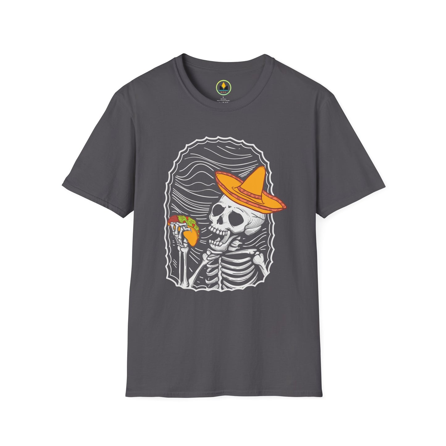 Fiesta of Frights - Sombrero Skeleton Taco Halloween Unisex T-Shirt