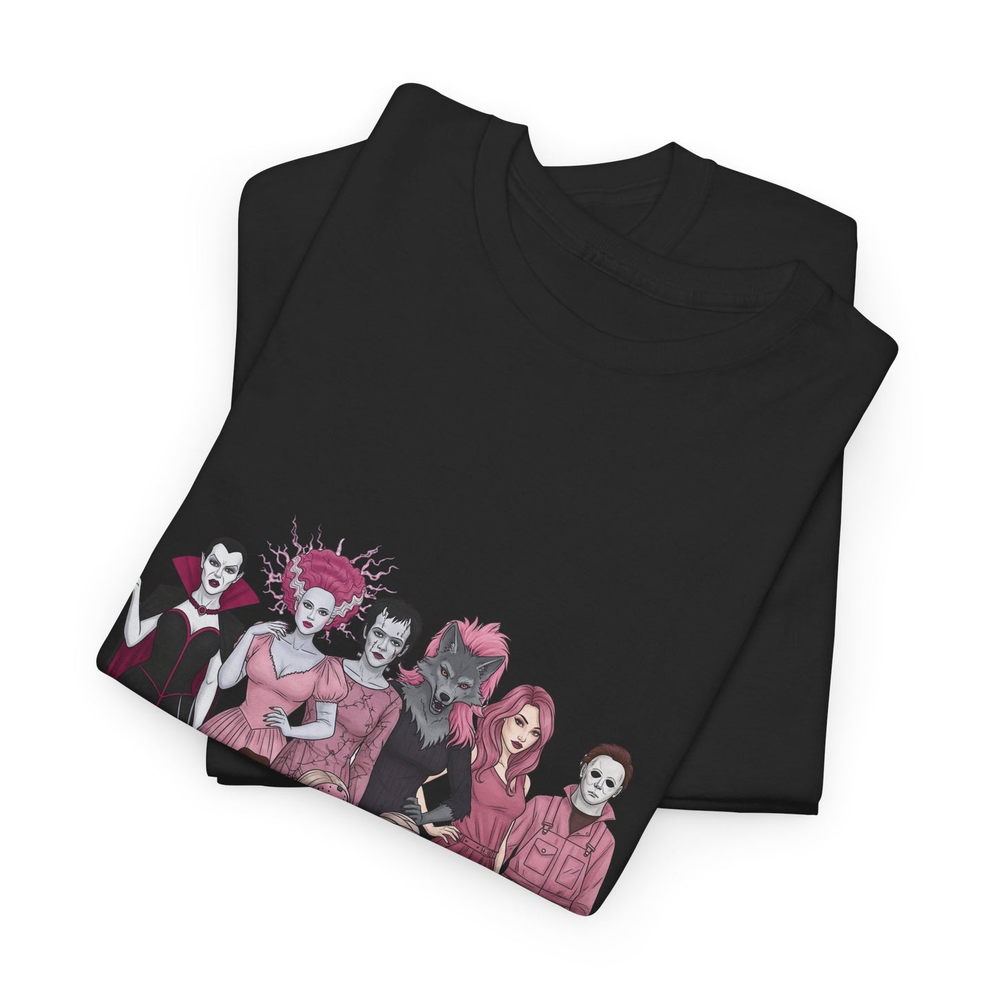 Horror Warriors in Pink Shirt Unisex Tee - Breast Cancer Awareness Month