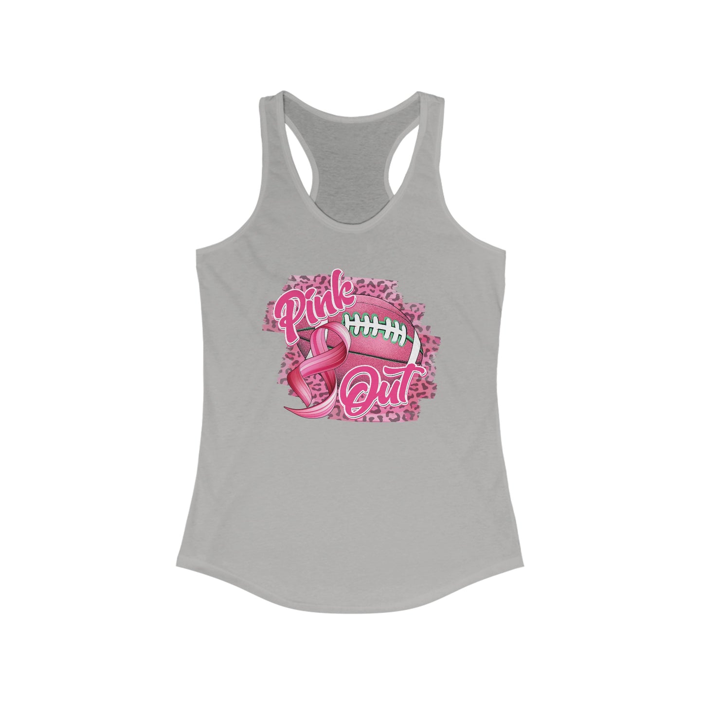 Breast Cancer Awareness Pink Football Tank Top - Supportive Chic Sportswear