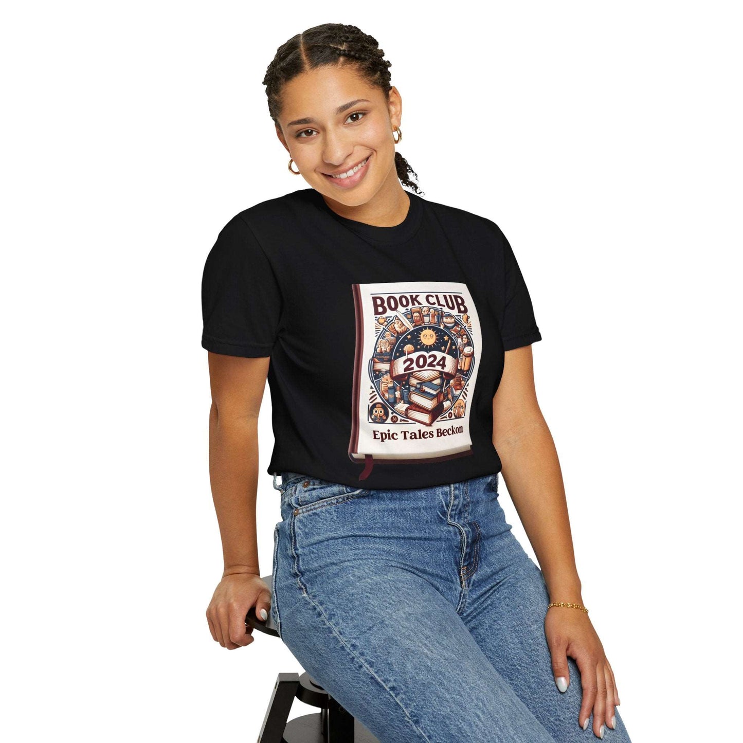 2024 Book Club - Literary Adventure tshirt - Epic Tales Beckon