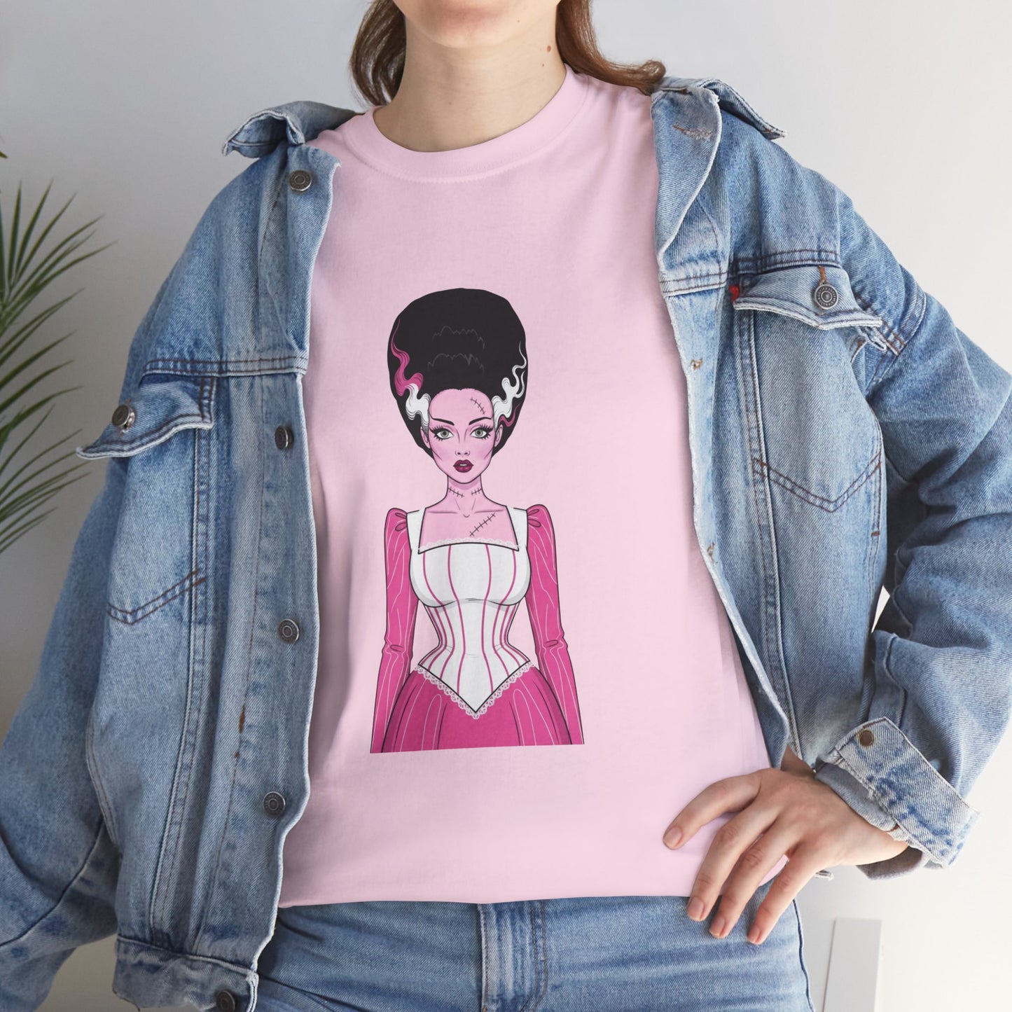 Pink Bride of Frankenstein Awareness Tee