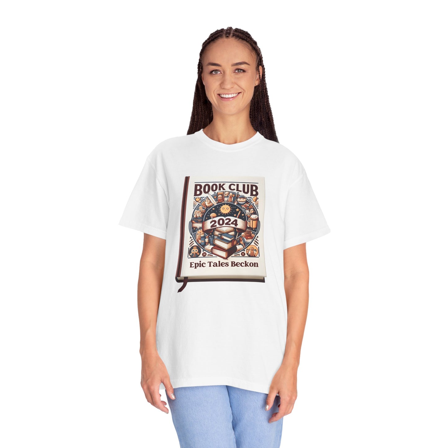 2024 Book Club - Literary Adventure tshirt - Epic Tales Beckon