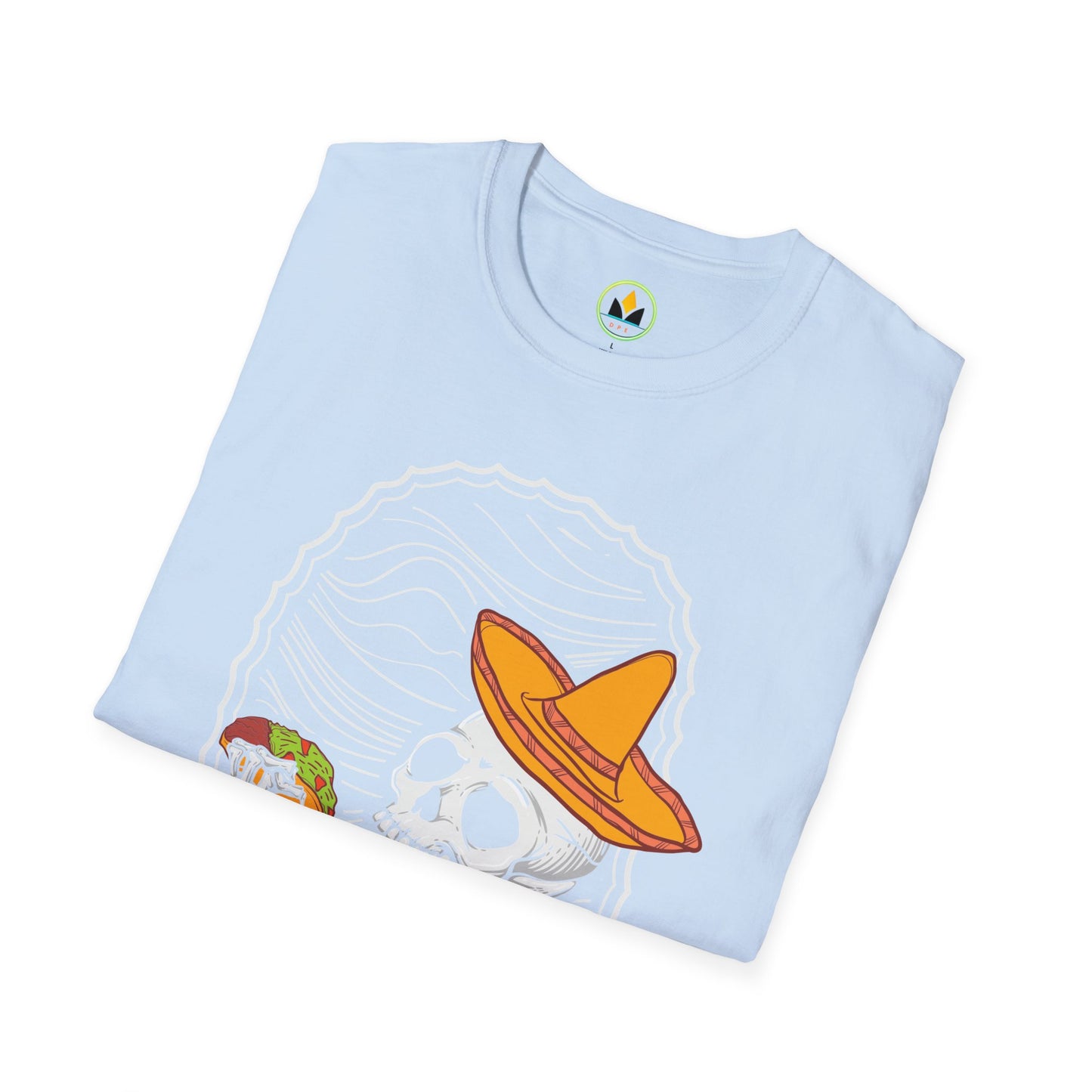 Fiesta of Frights - Sombrero Skeleton Taco Halloween Unisex T-Shirt