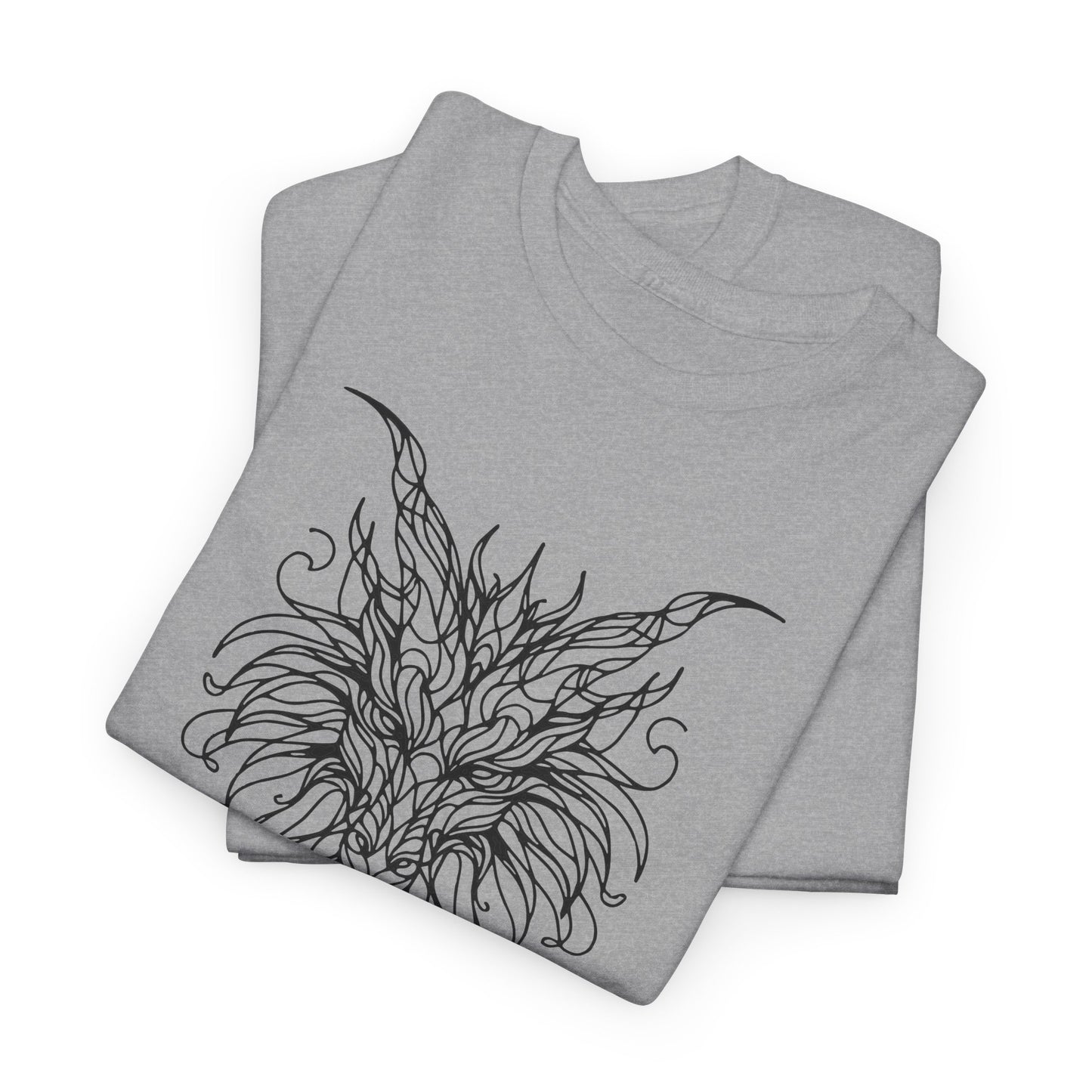 Mystical Dragon Line Art Tee – Elegant Fantasy Creature Design