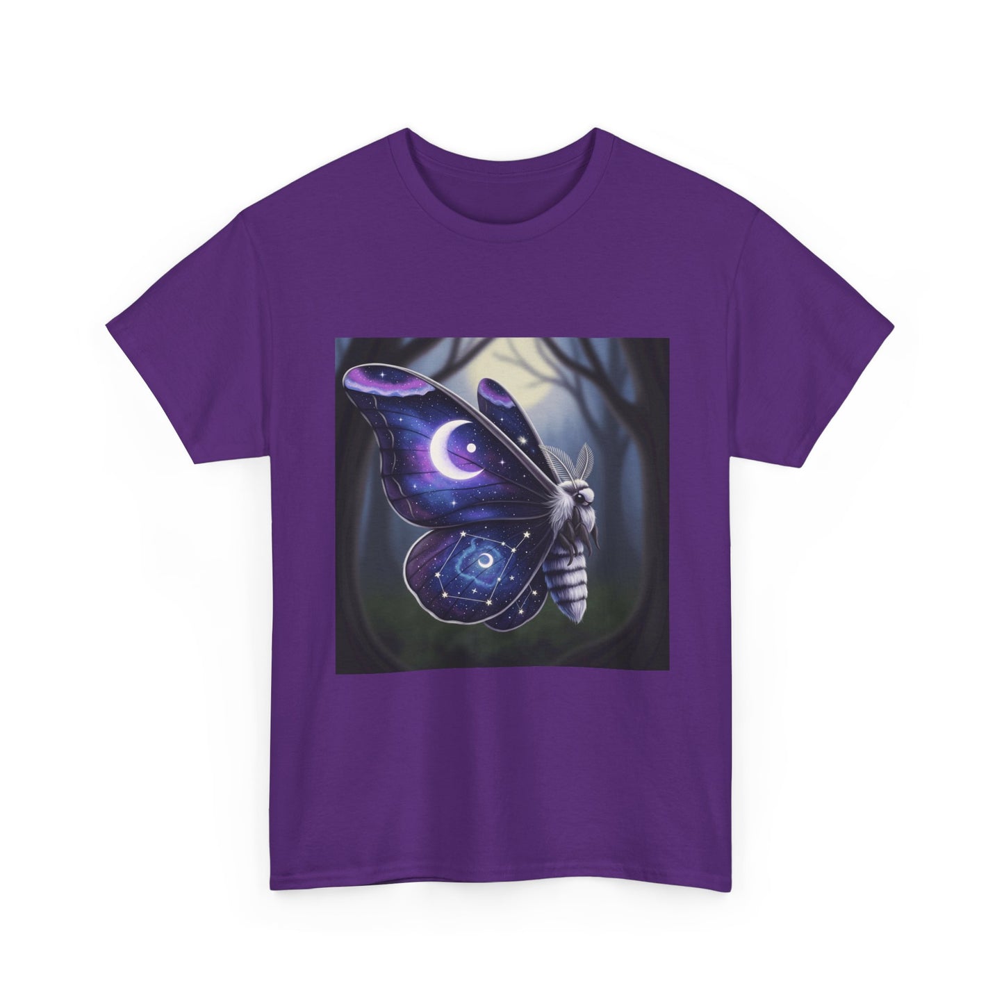 Witchy Galaxy Moth Moon Shirt